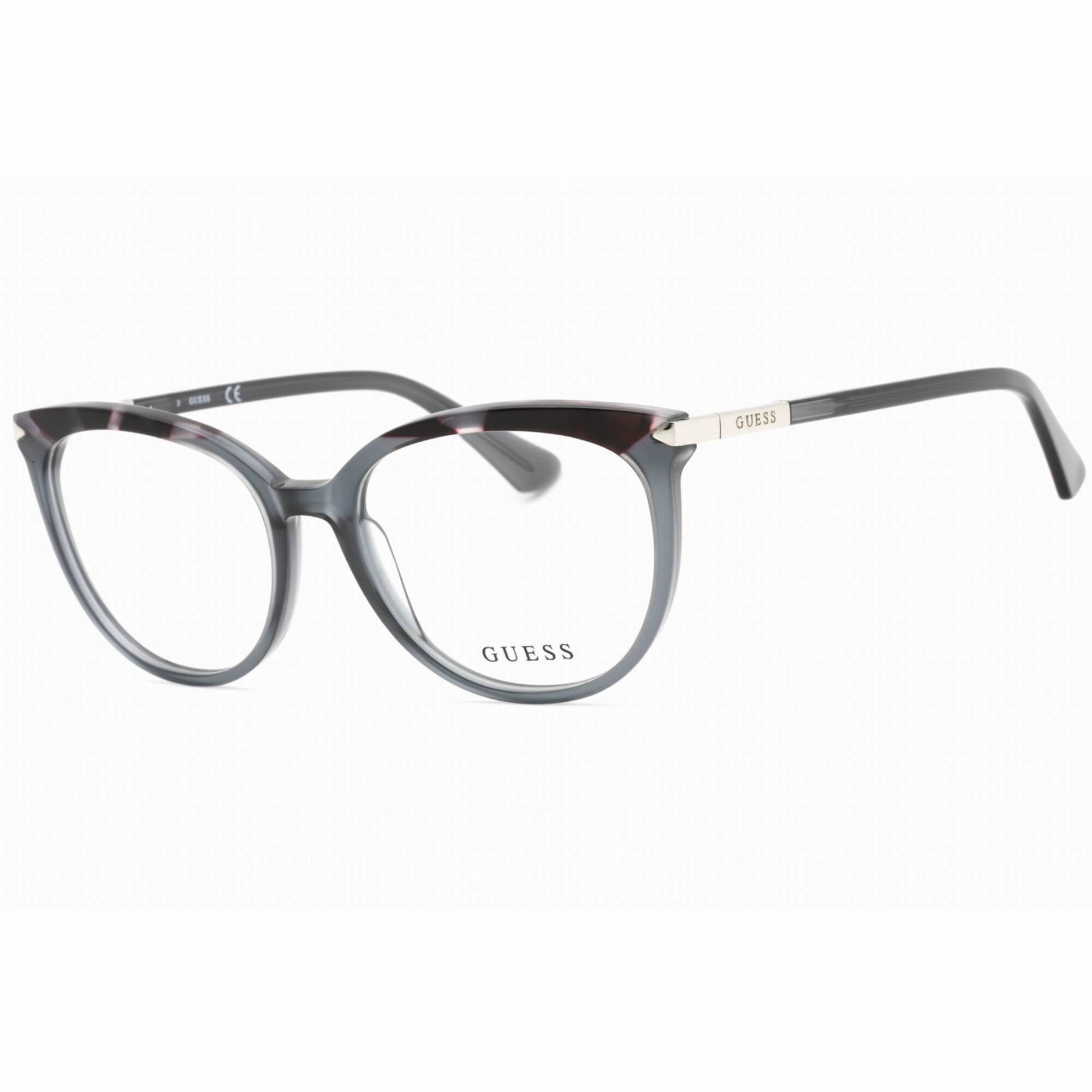 Guess Women's Eyeglasses - Grey/Other Plastic Full Rim Cat Eye Frame | GU2881 020