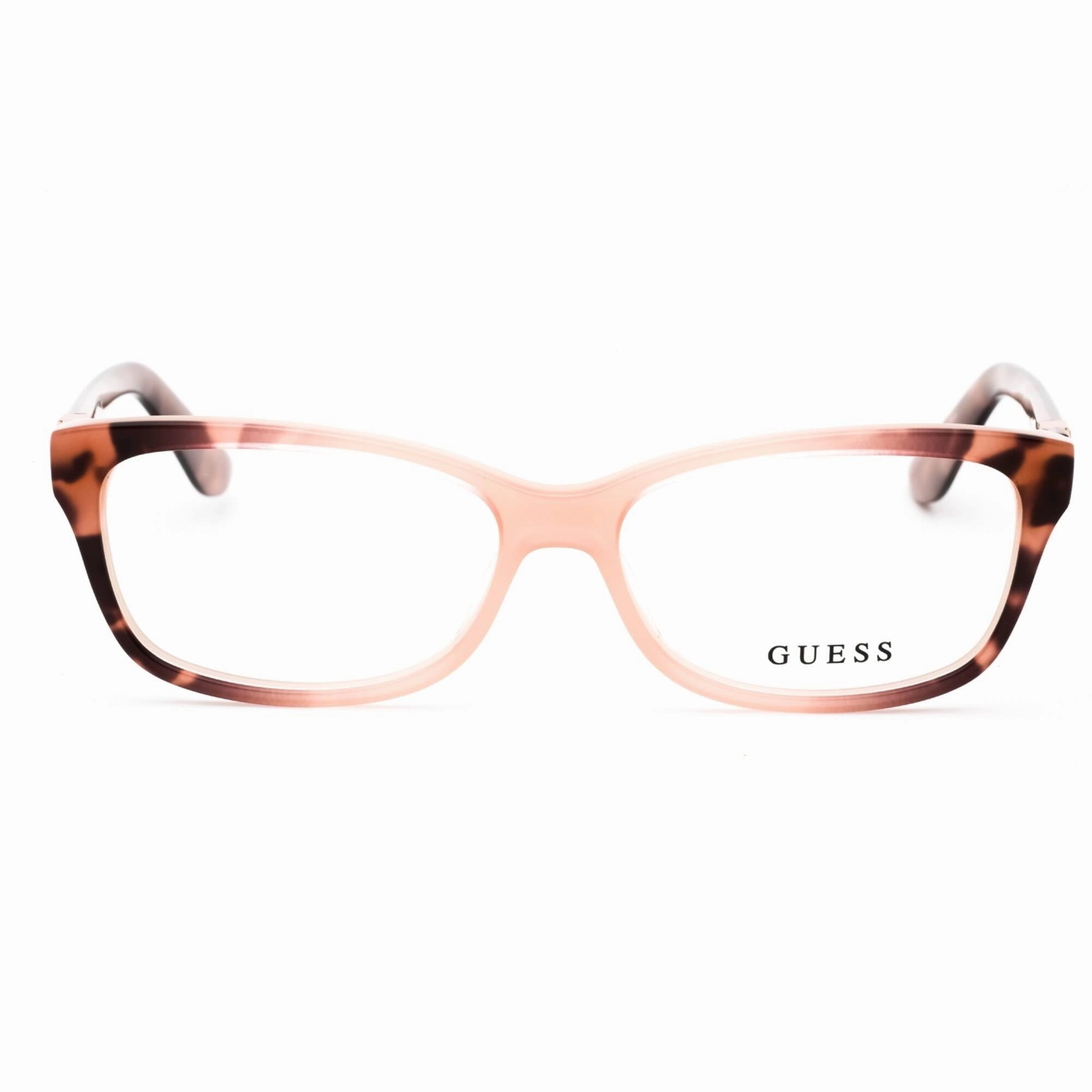 Guess Women's Eyeglasses - Pink /Other Plastic Full Rim Rectangular Frame | GU2948 074