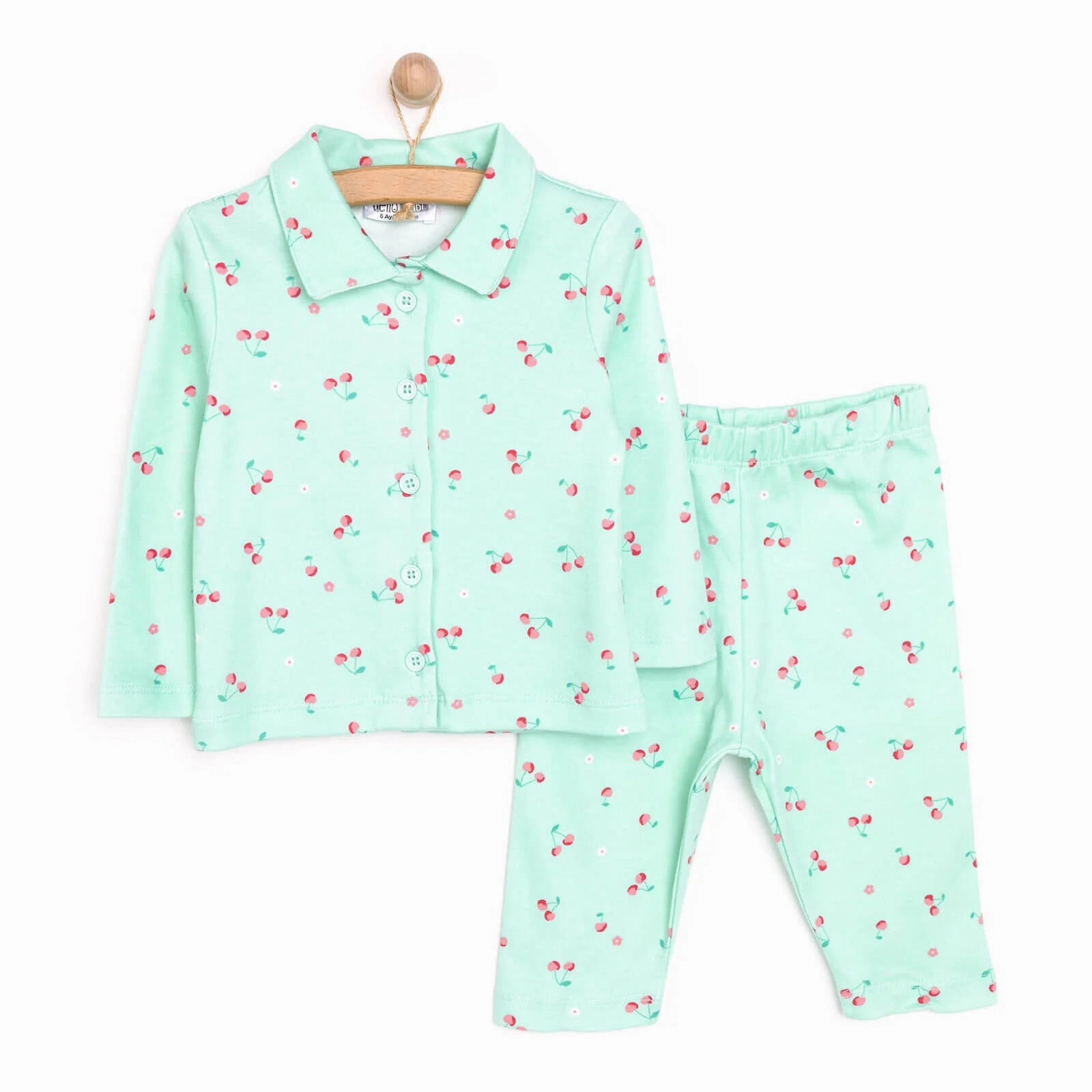 HelloBaby Baby Girl Pyjamas Set - Mint