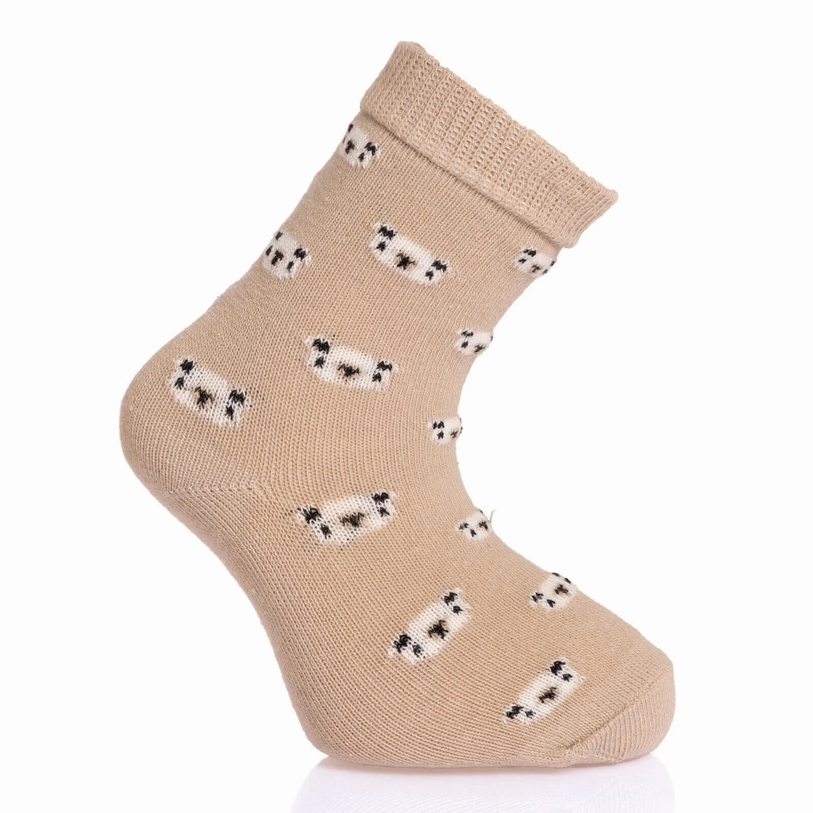 HelloBaby Pack of 5 Socks - Beige
