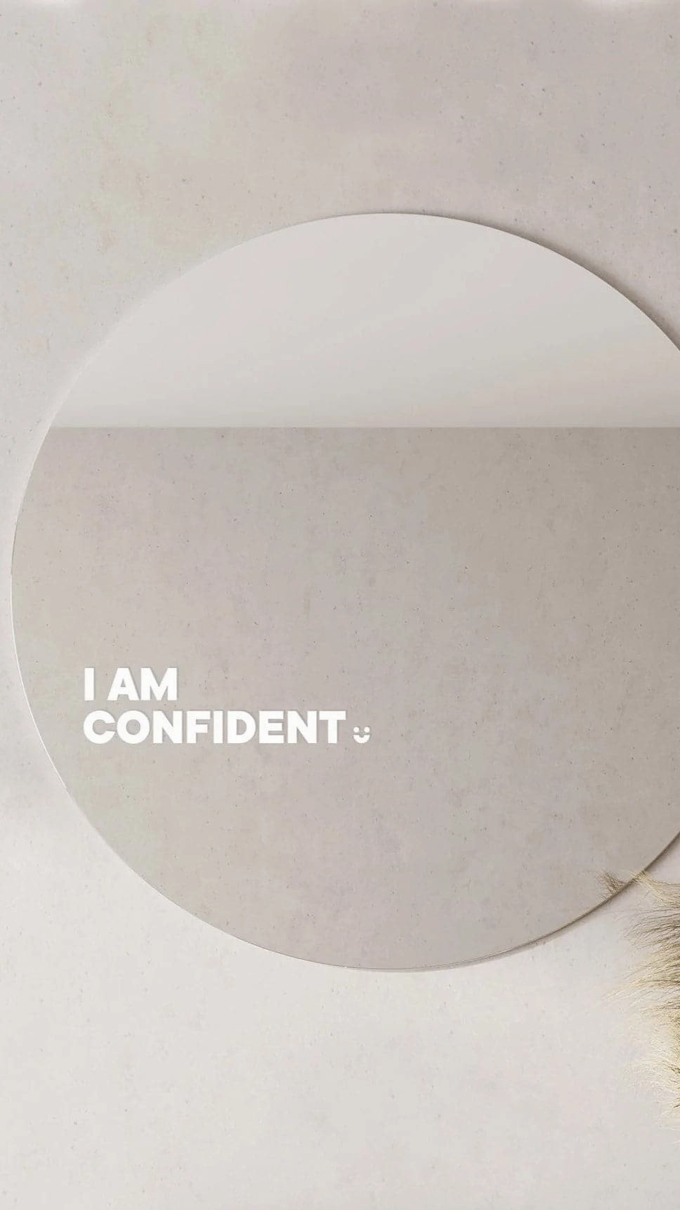 I am Confident - Affirmation Mirror Sticker