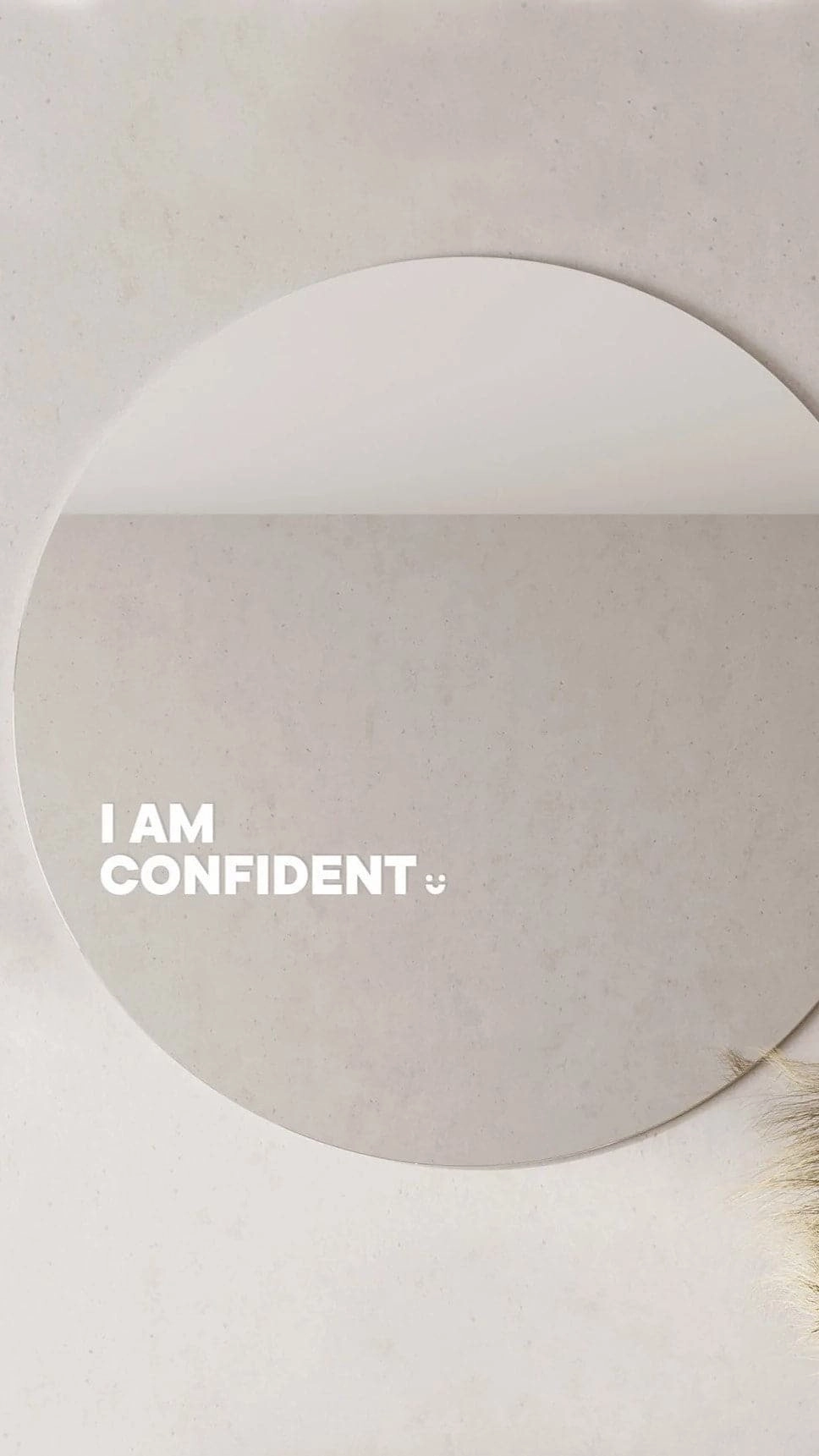 I am Confident - Affirmation Mirror Sticker