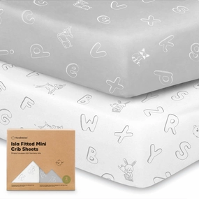 Isla Fitted Mini Crib Sheets