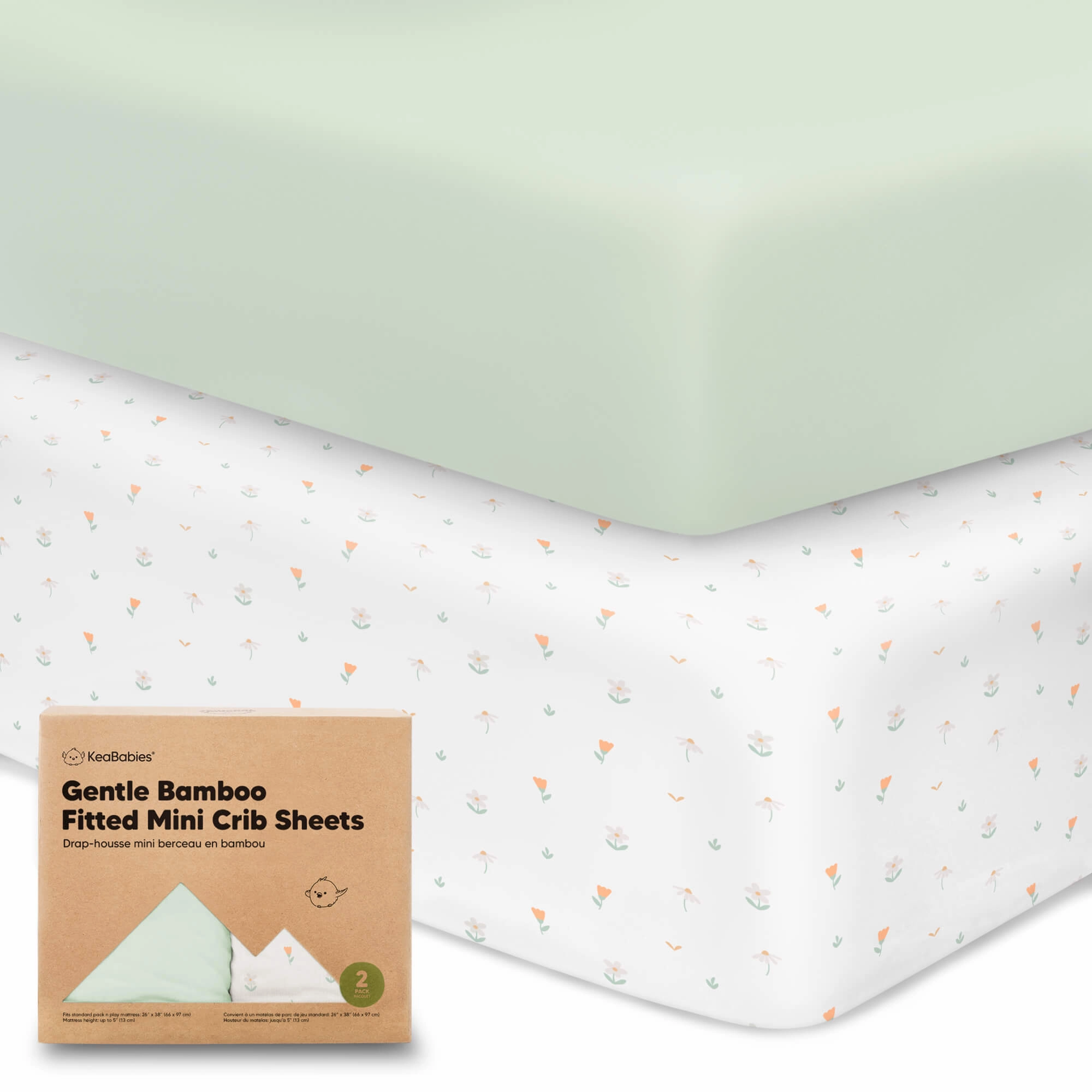 Isla Fitted Mini Crib Sheets