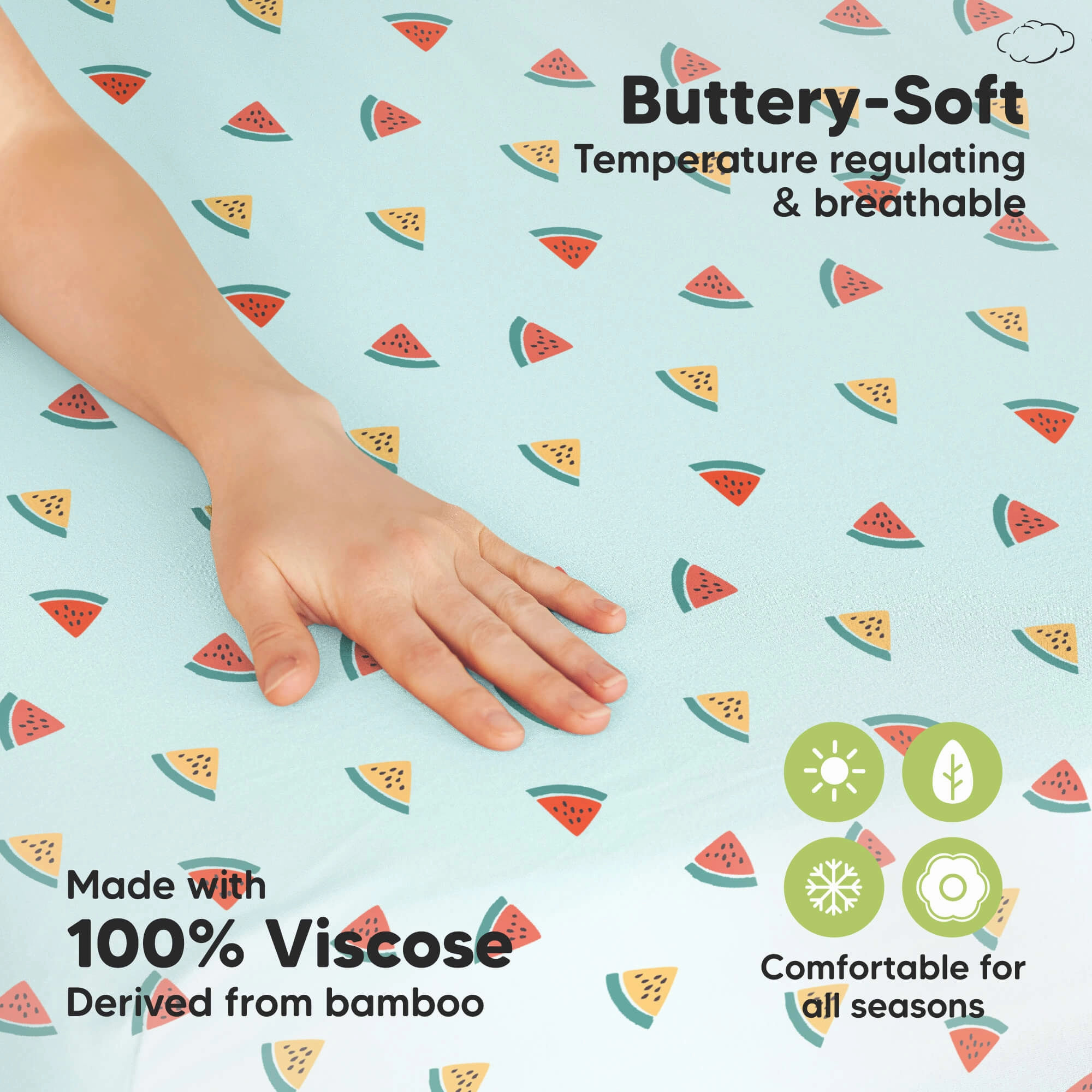 Isla Fitted Mini Crib Sheets (Beach Day)
