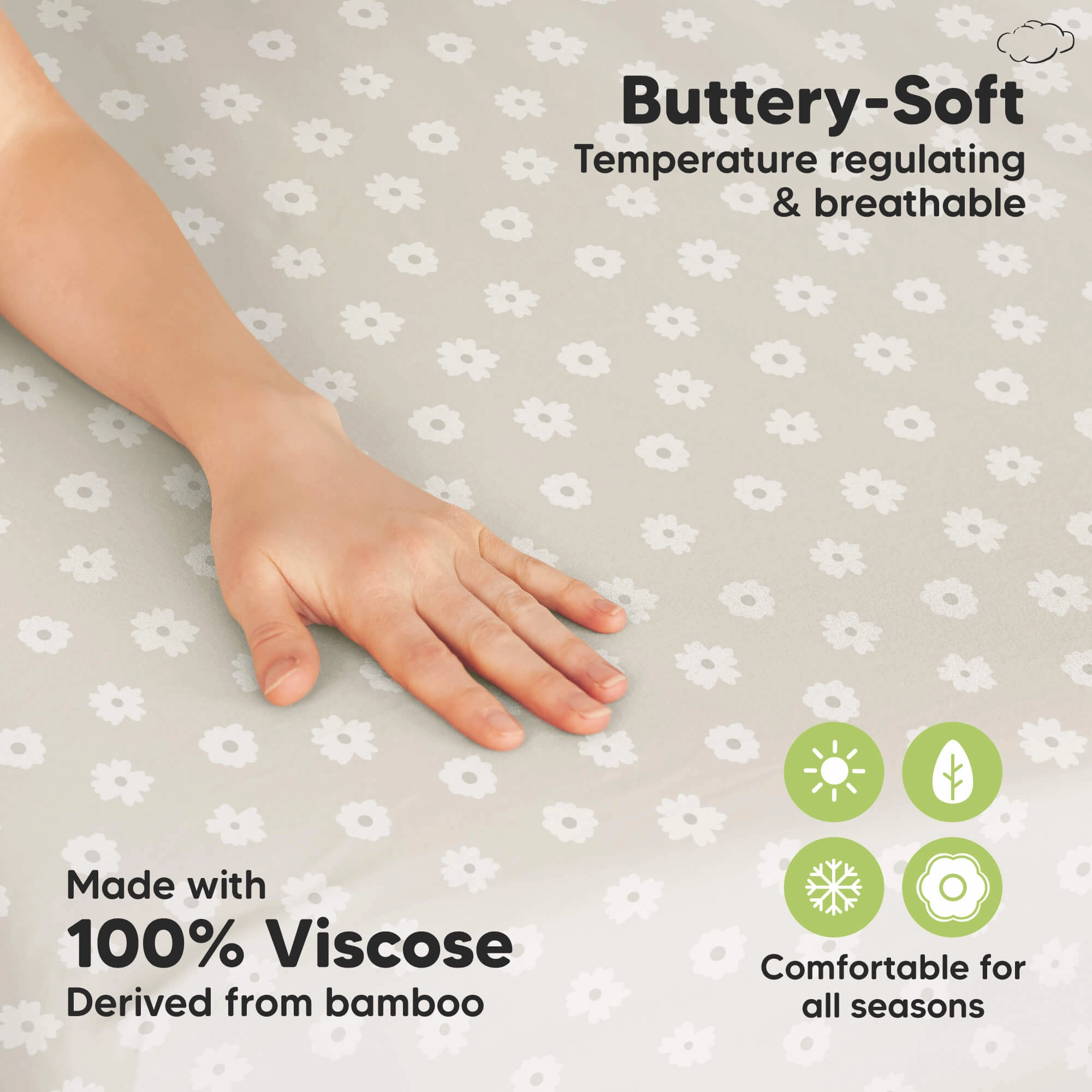 Isla Fitted Mini Crib Sheets (Meadow)