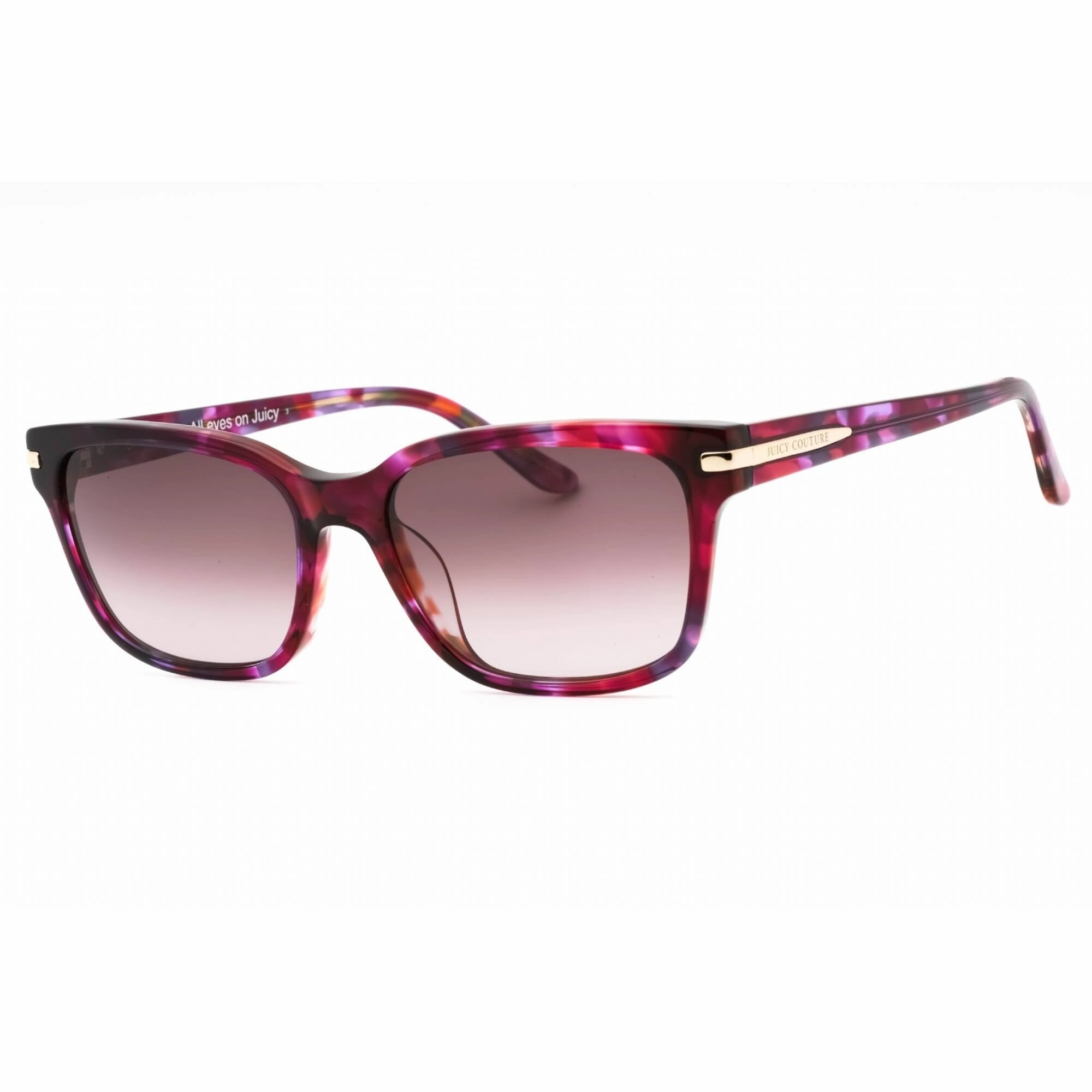 Juicy Couture Women's Sunglasses - Violet Havana Rectangular Frame | JU 624/S 0YJM 3X
