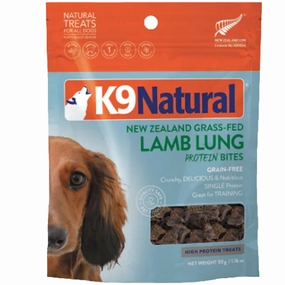 K9 Natural Protein Bites Lamb Lung Dog Treats