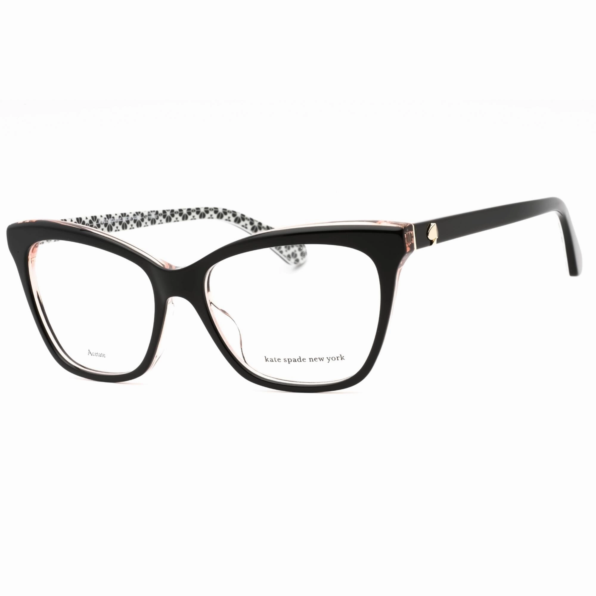 Kate Spade Women's Eyeglasses - Black Pink Plastic Full Rim Cat Eye | ADRIA 03H2 00