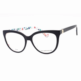 Kate Spade Women's Eyeglasses - Blue Pattern Plastic Cat Eye Frame | Cherette 0S6F 00