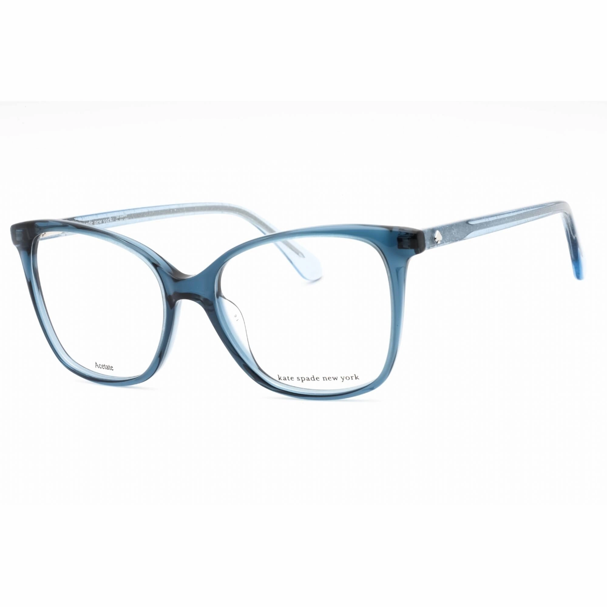 Kate Spade Women's Eyeglasses - Blue Plastic Full Rim Cat Eye Frame | DARCIE 0PJP 00