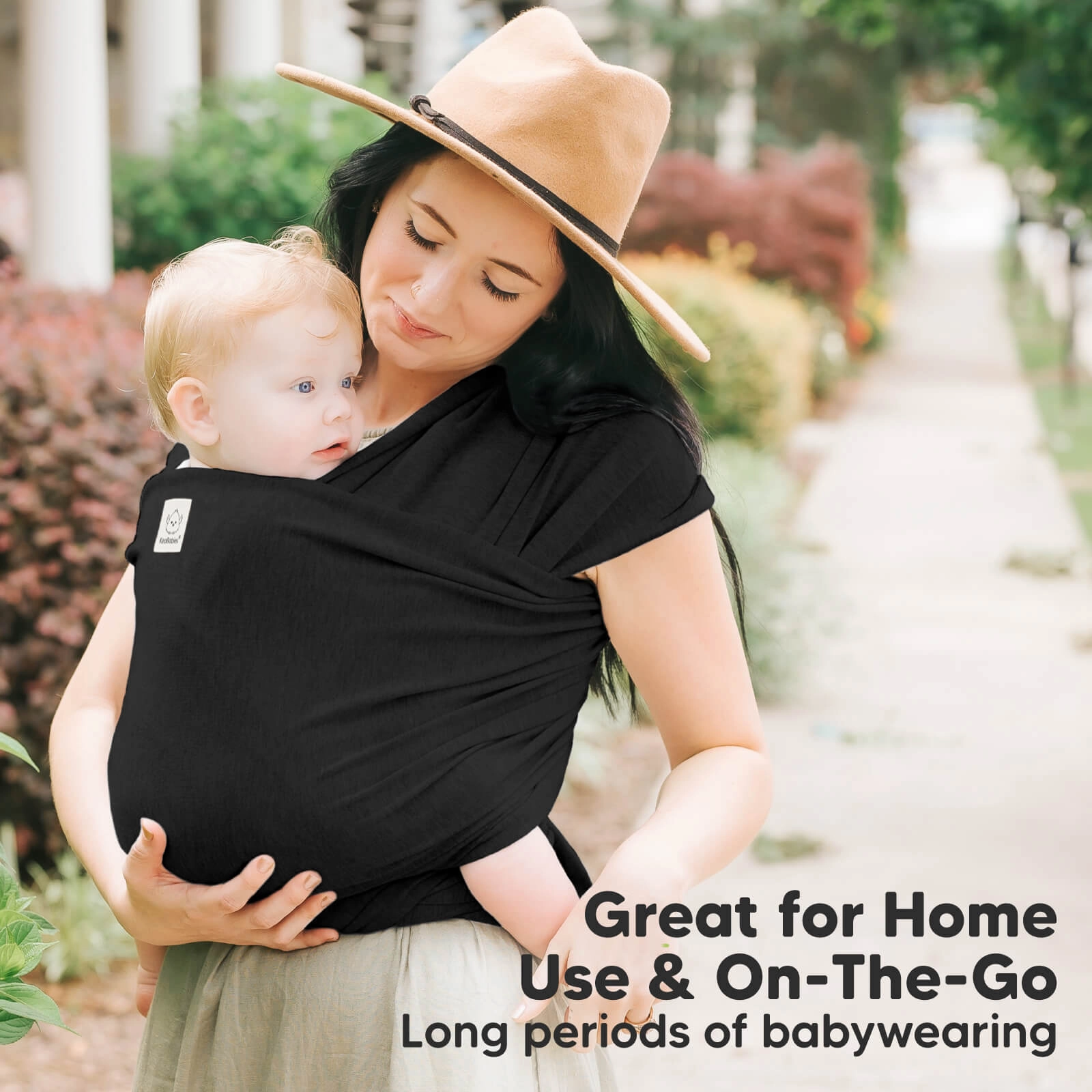 KeaBabies Original Wrap Carrier (Rhino Gray)