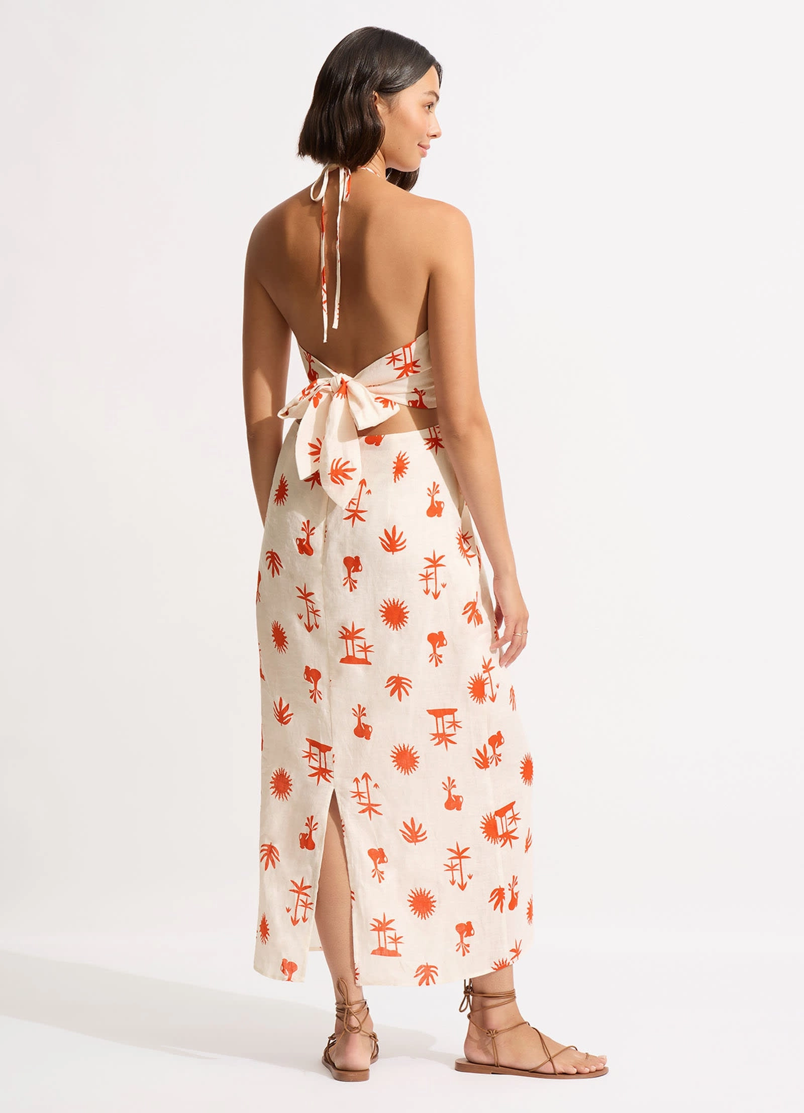 La Palma Maxi Dress - Tamarillo
