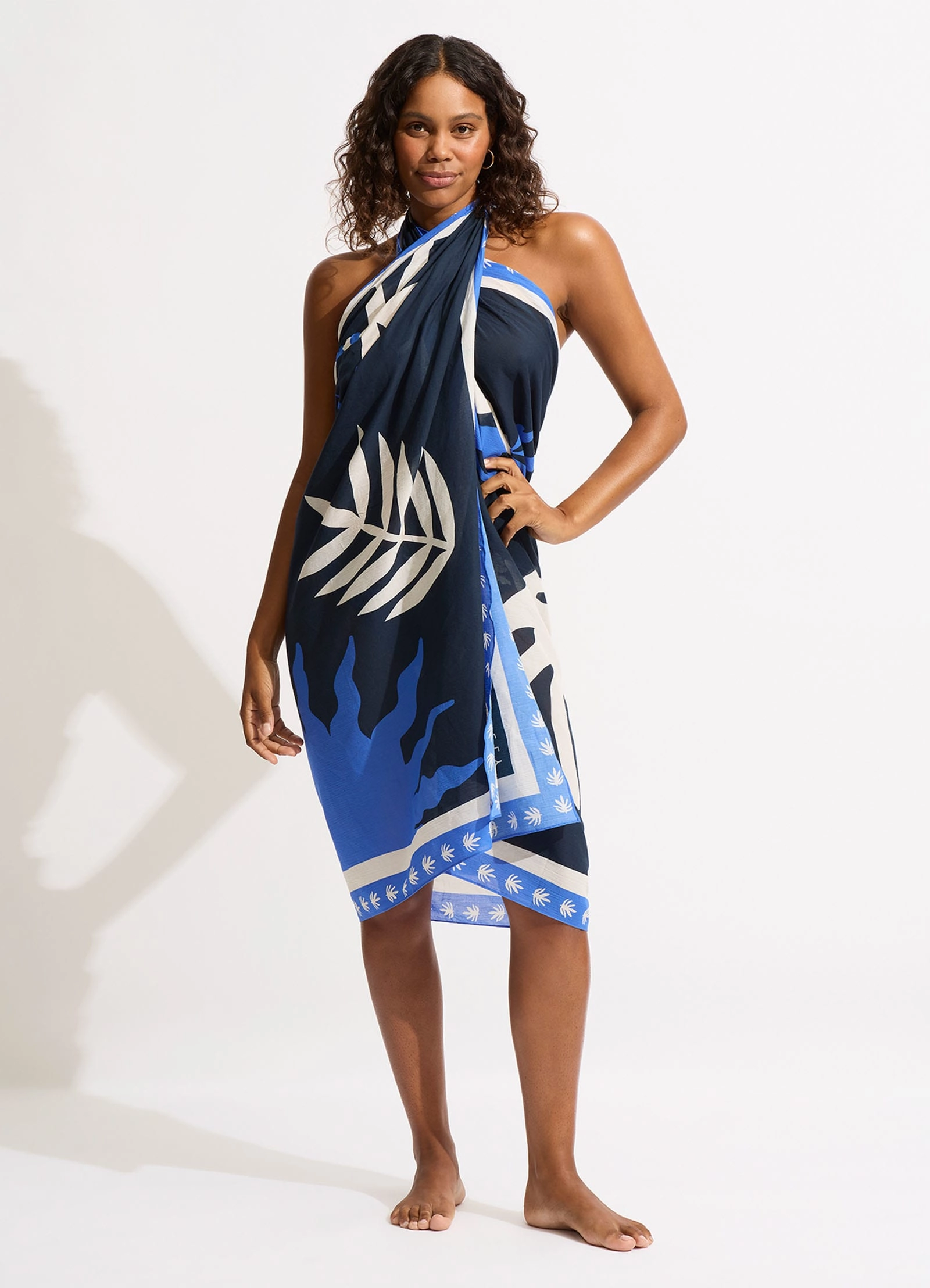 La Palma Sarong - True Navy