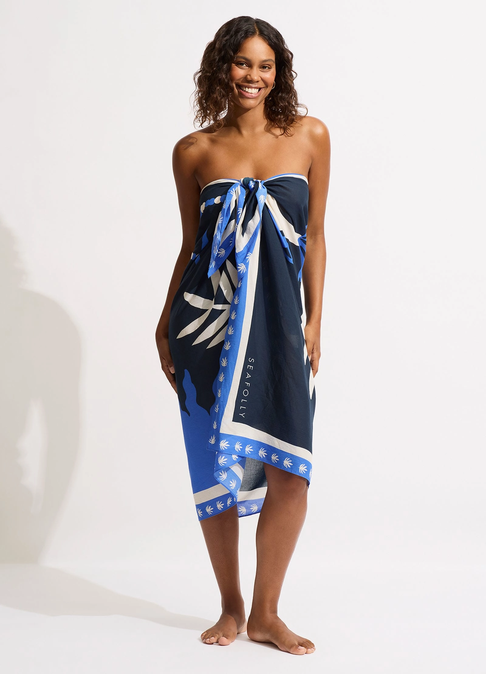 La Palma Sarong - True Navy