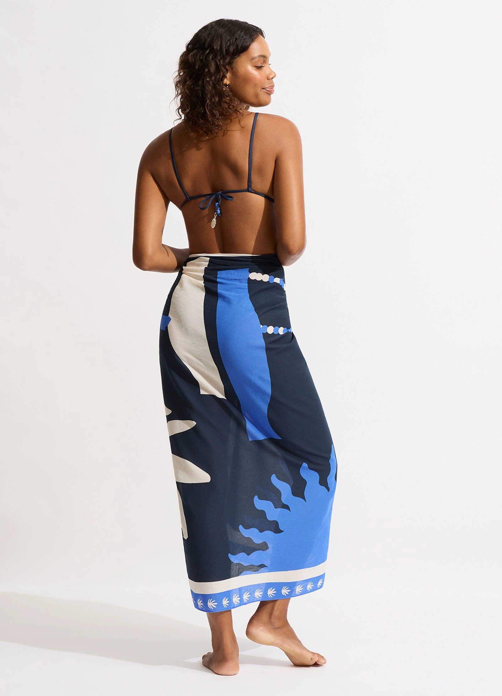 La Palma Sarong - True Navy
