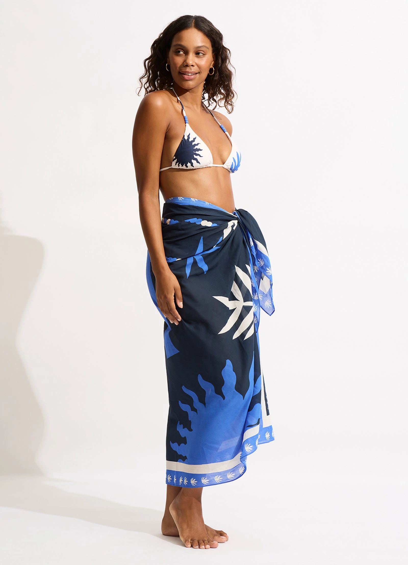 La Palma Sarong - True Navy