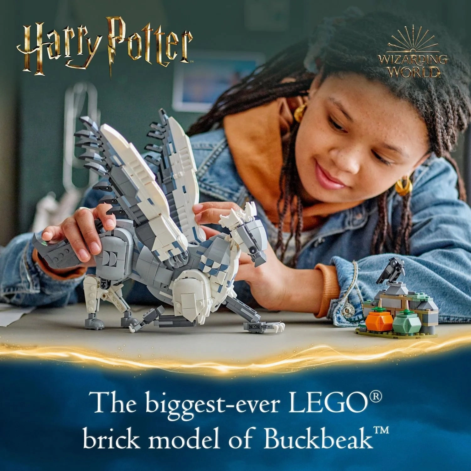 LEGO 76427 Harry Potter Buckbeak the Hippogriff Collectible Toy, Magical Creature Figure