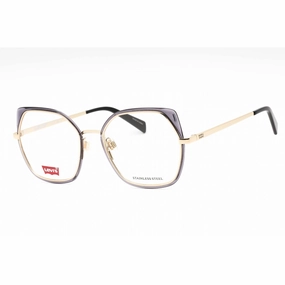 Levi's Women's Eyeglasses - Grey Metal Full Rim Cat Eye Shape Frame | LV 1051 0KB7 00