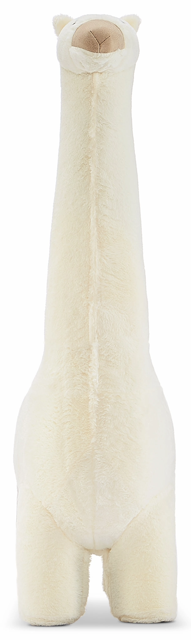 Llama Ottoman - White