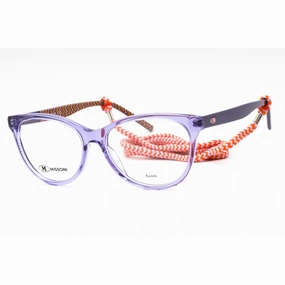 M Missoni Women's Eyeglasses - Violet Plastic Full Rim Cat Eye | MMI 0092 0B3V 00
