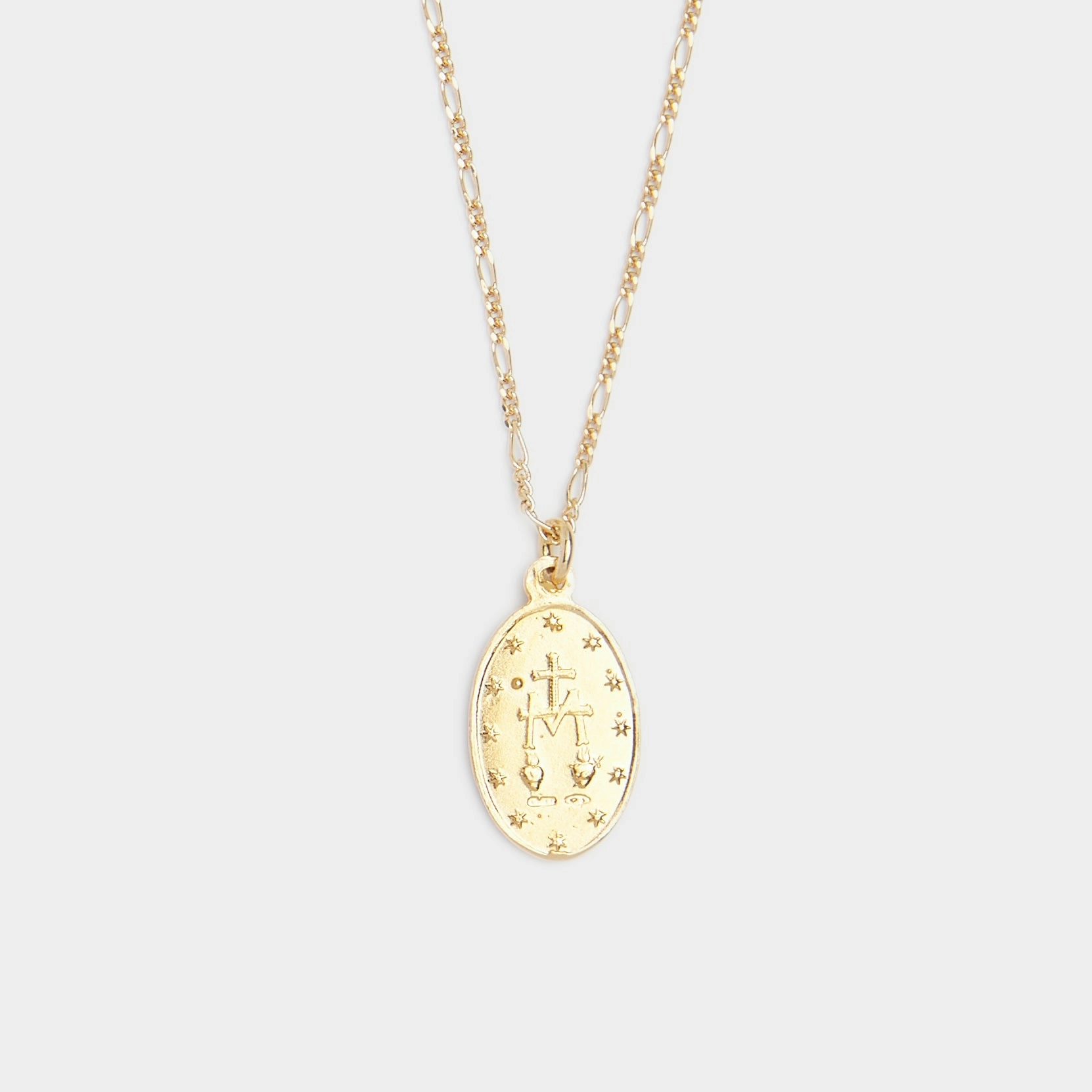Madonna Necklace in Gold for Her