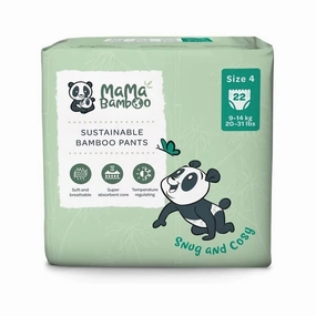 Mama Bamboo Eco Nappy Pants Size 4 - 22 nappies