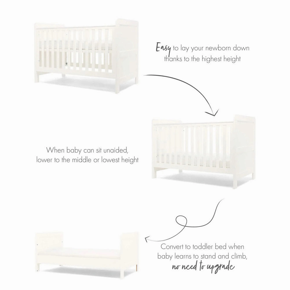 Mamas & Papas Hampden Cot Bed   Mattress   Dresser