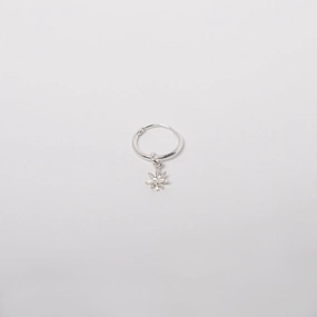 Mary Jane Earring in Silver