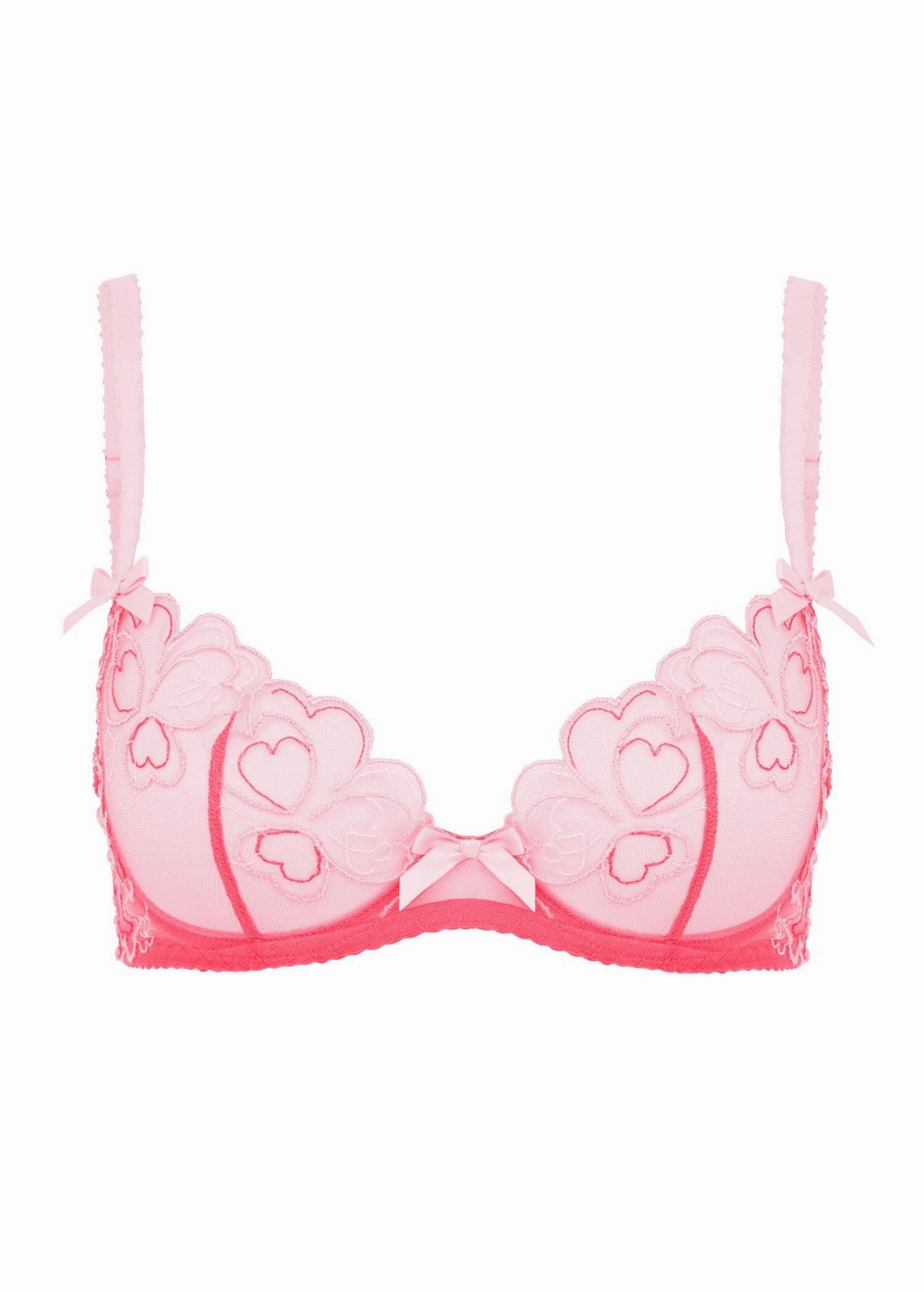 Maysie Bra (Fuchsia / Baby Pink)