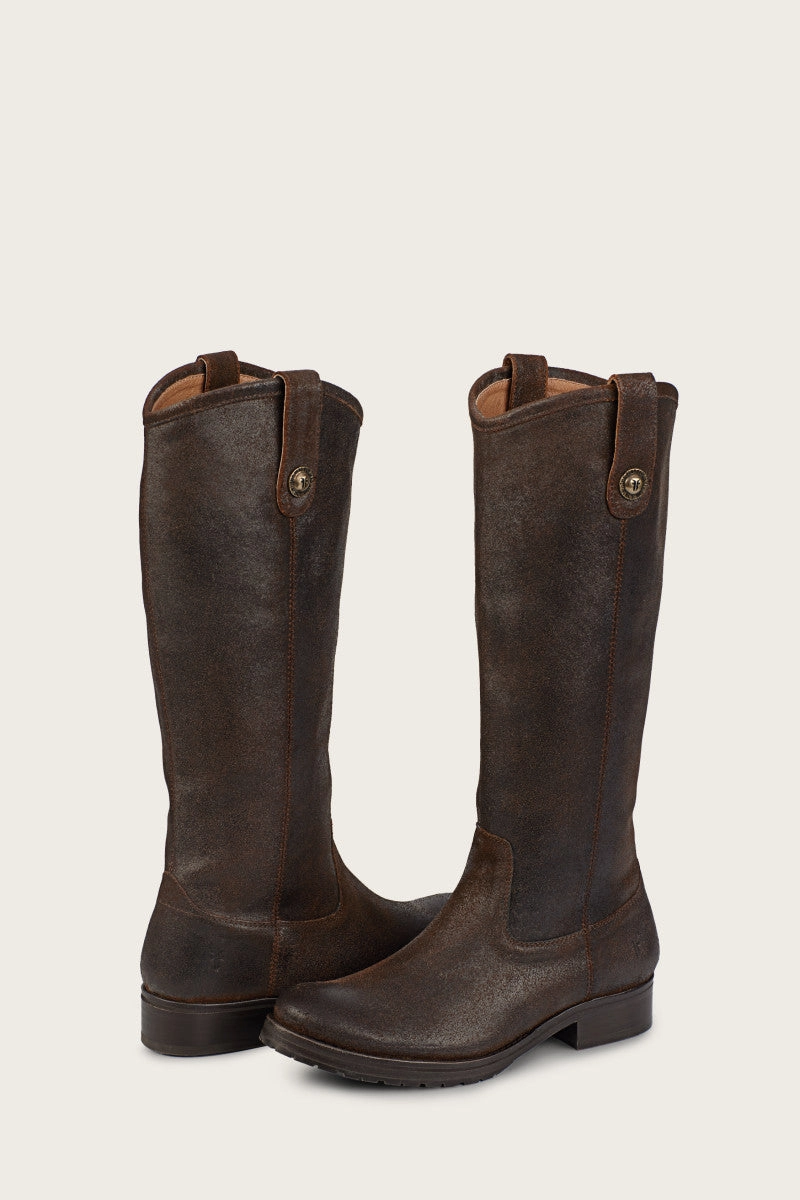 Melissa Double Sole Button Lug Tall - Pre-Loved