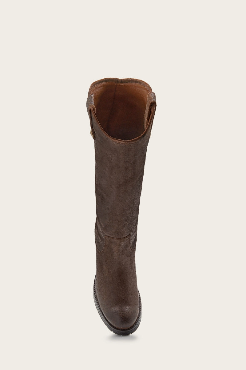 Melissa Double Sole Button Lug Tall - Pre-Loved