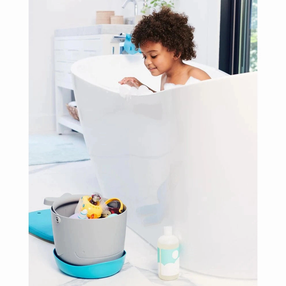 Moby Stowaway Bath Toy Bucket