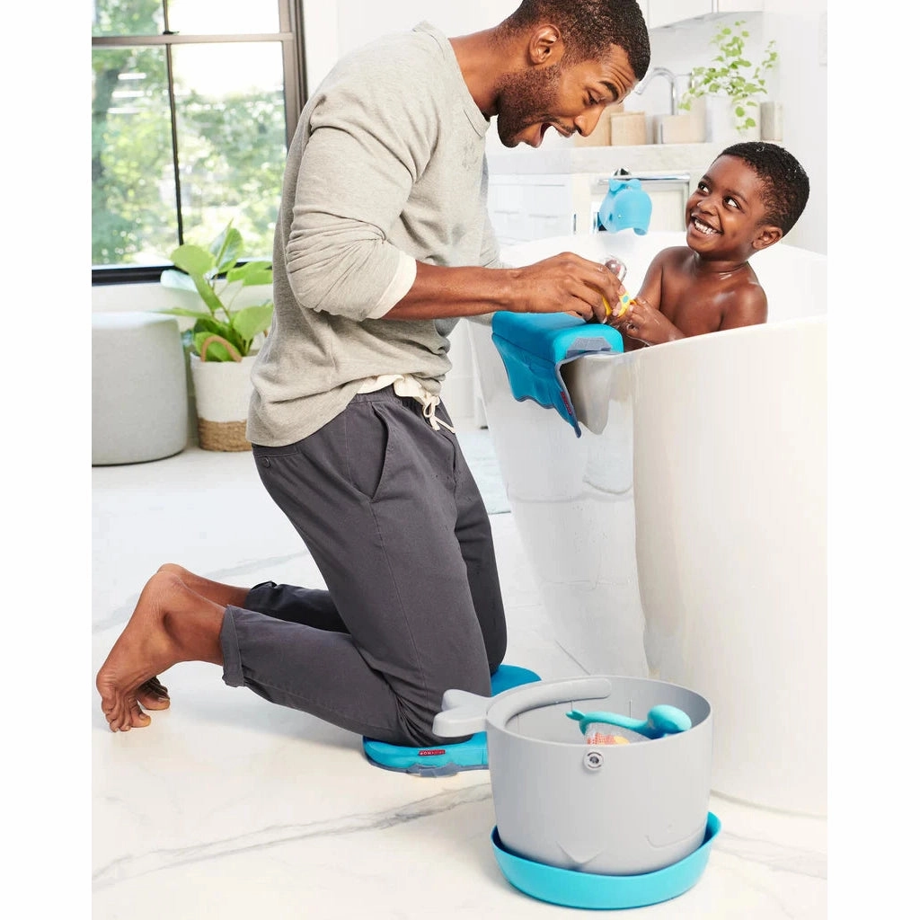 Moby Stowaway Bath Toy Bucket