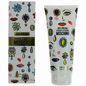 Moschino Women's Body Lotion - Cheap and Chic So Real Floral Fruity Fragrance, 6.7 oz