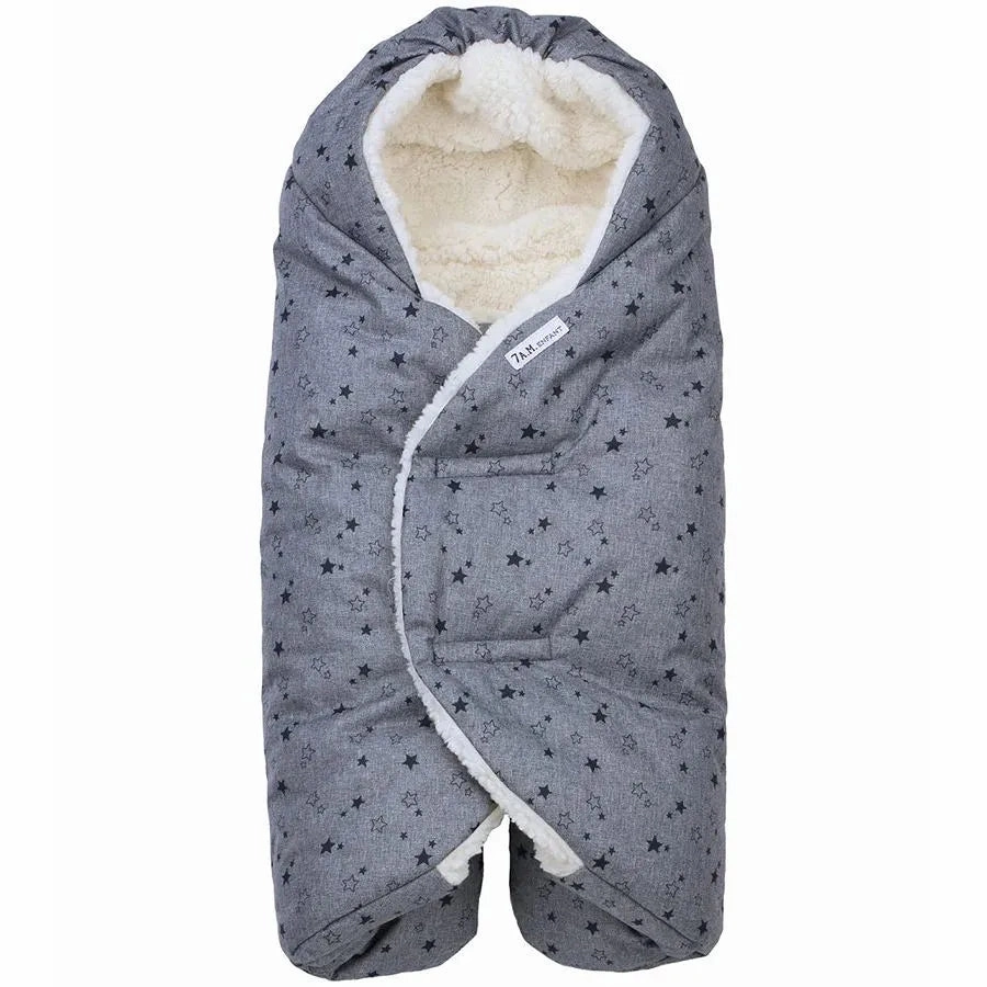 Nido Cloud - Heather Grey With Stars - Large 6-18m