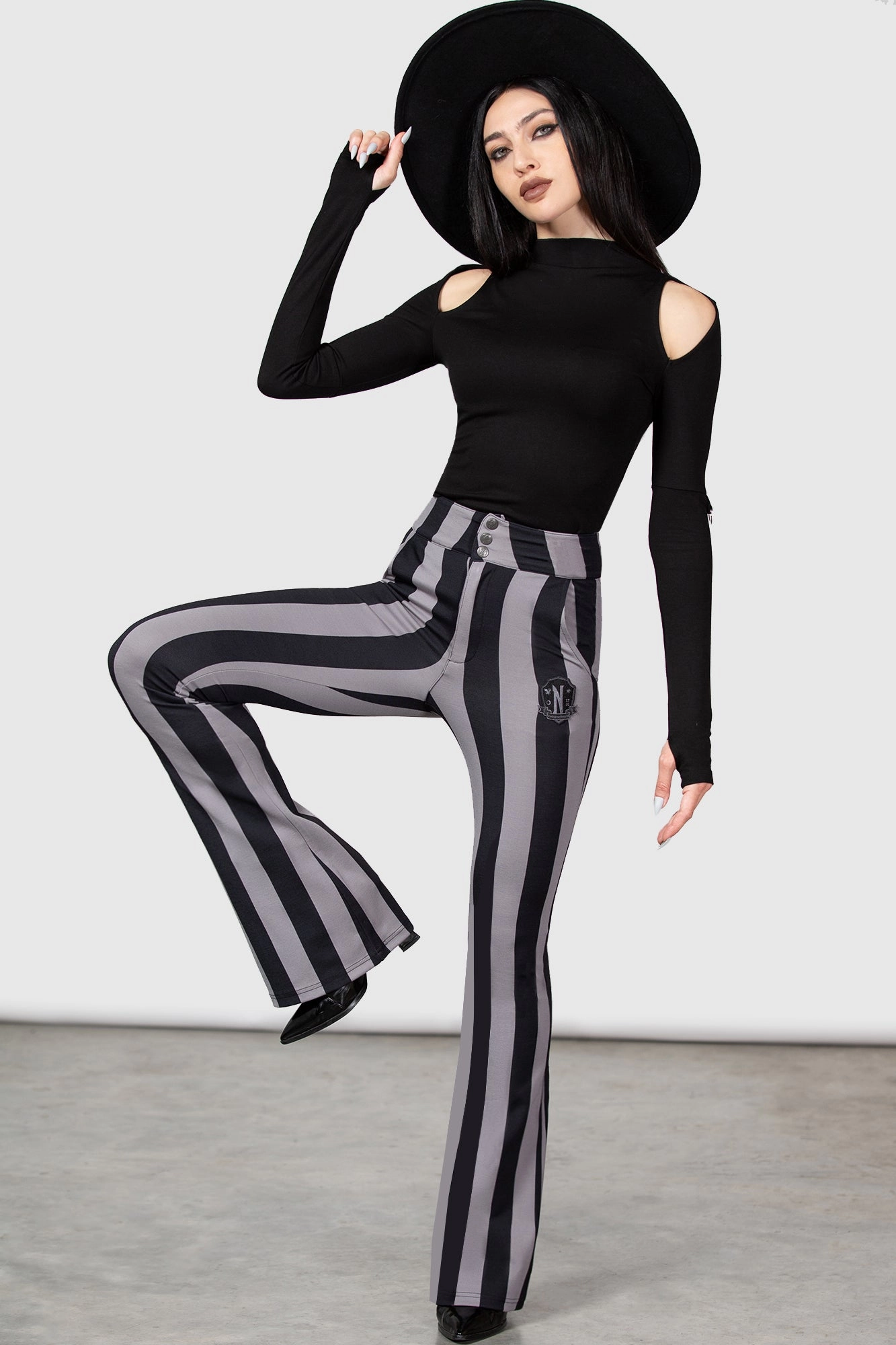 Nightshades And Ravens Bootcut Trousers