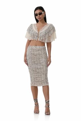 Noha Skirt - Lace Plaid