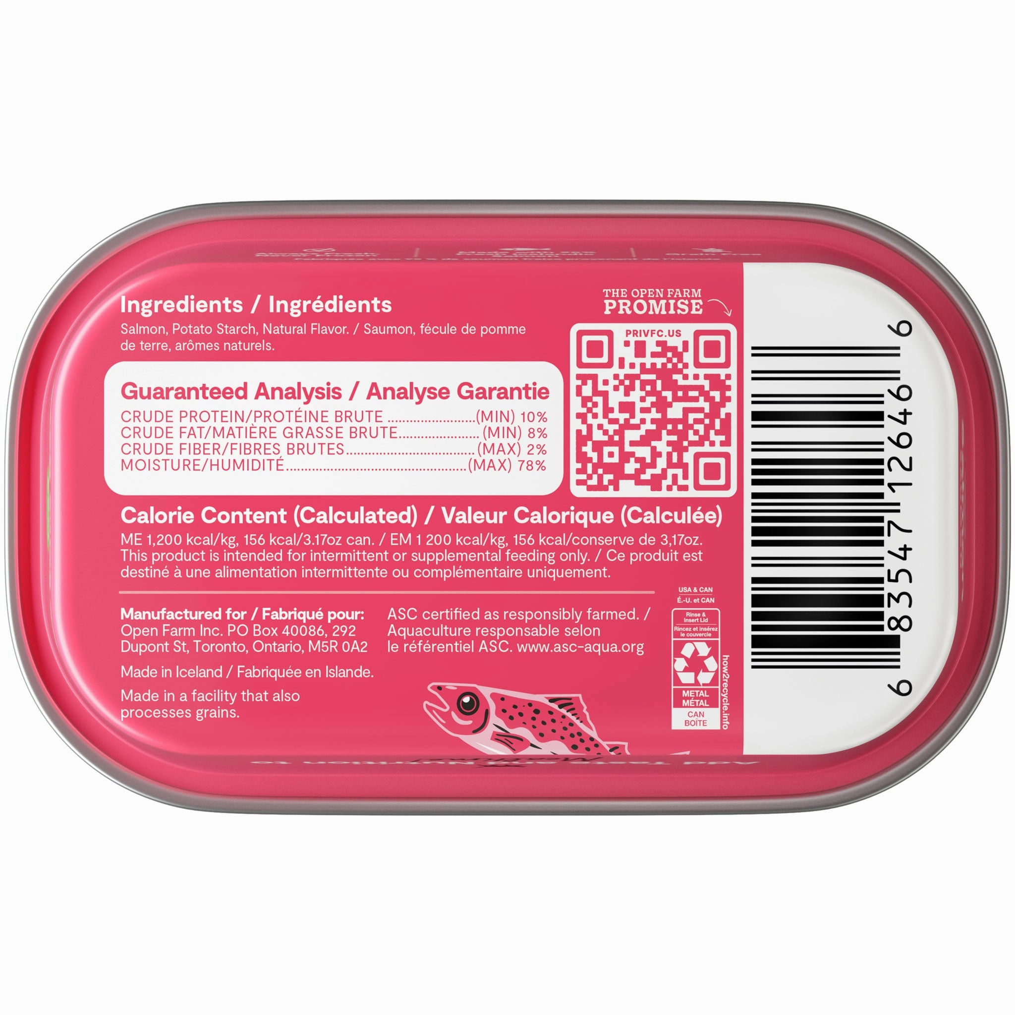 Open Farm Topper Salmon Cat Food