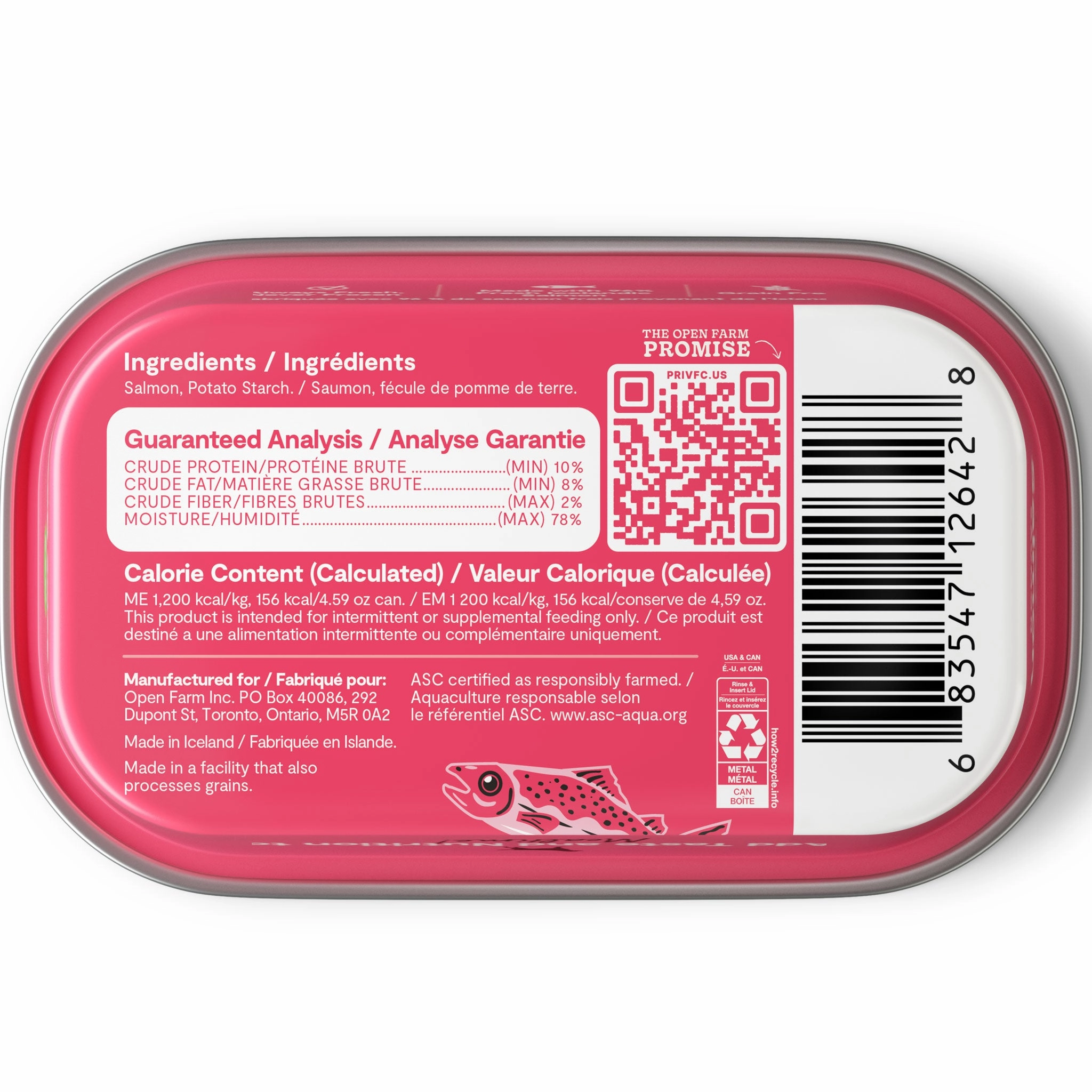 Open Farm Topper Salmon Dog Food