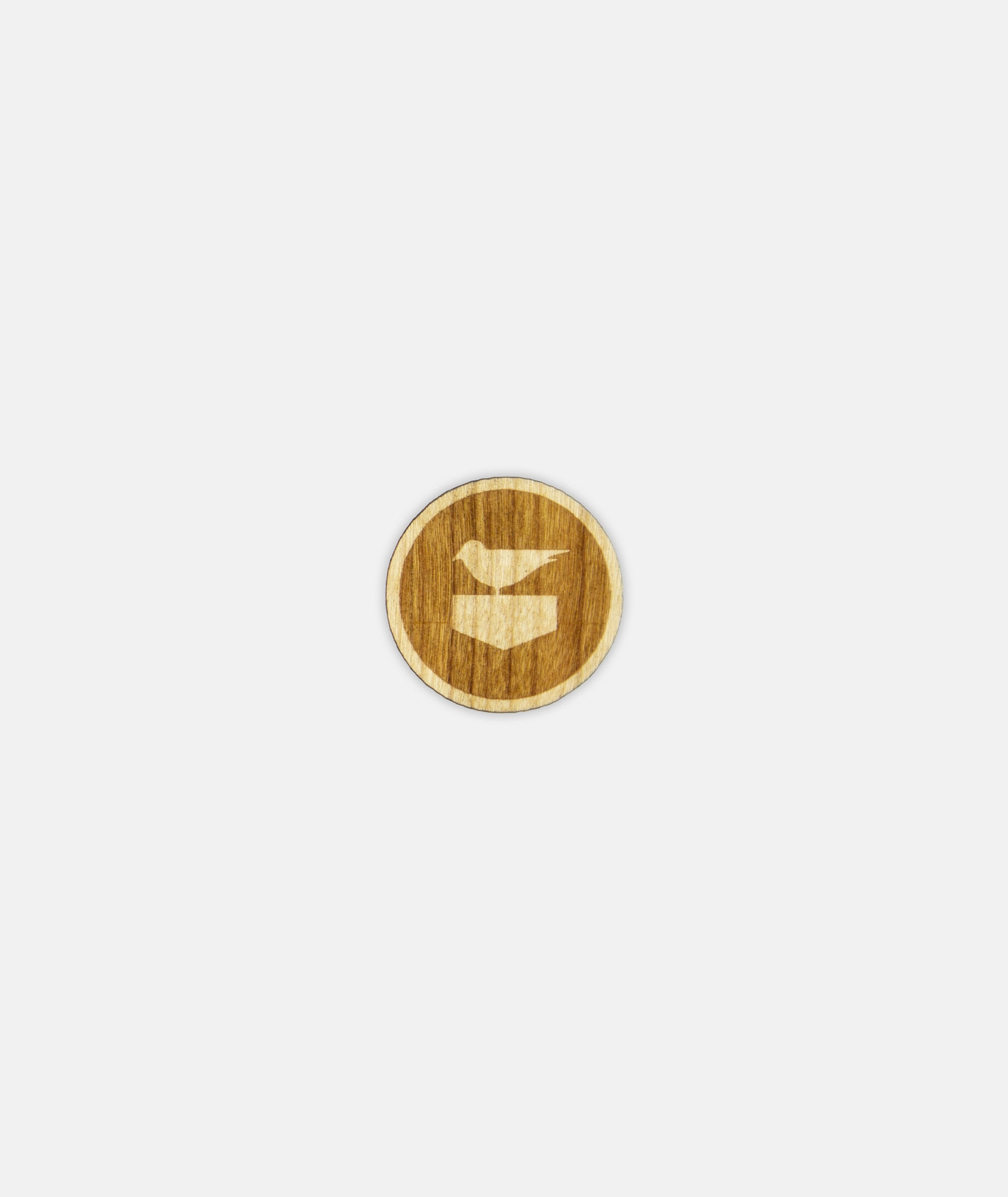 Otis Wooden Sticker - Brown