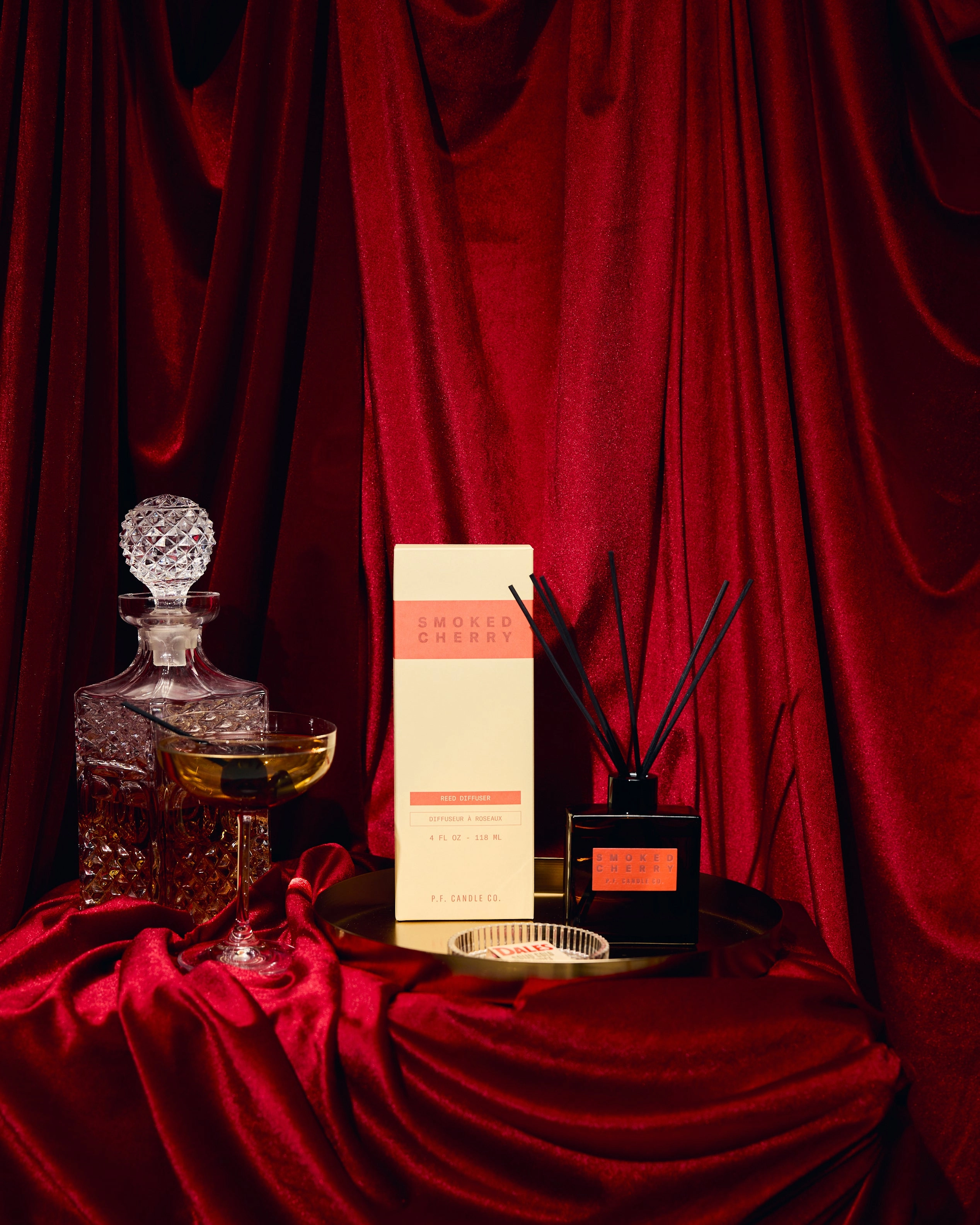 P.F. Candle Co. HI-FI Reed Diffuser - Smoked Cherry