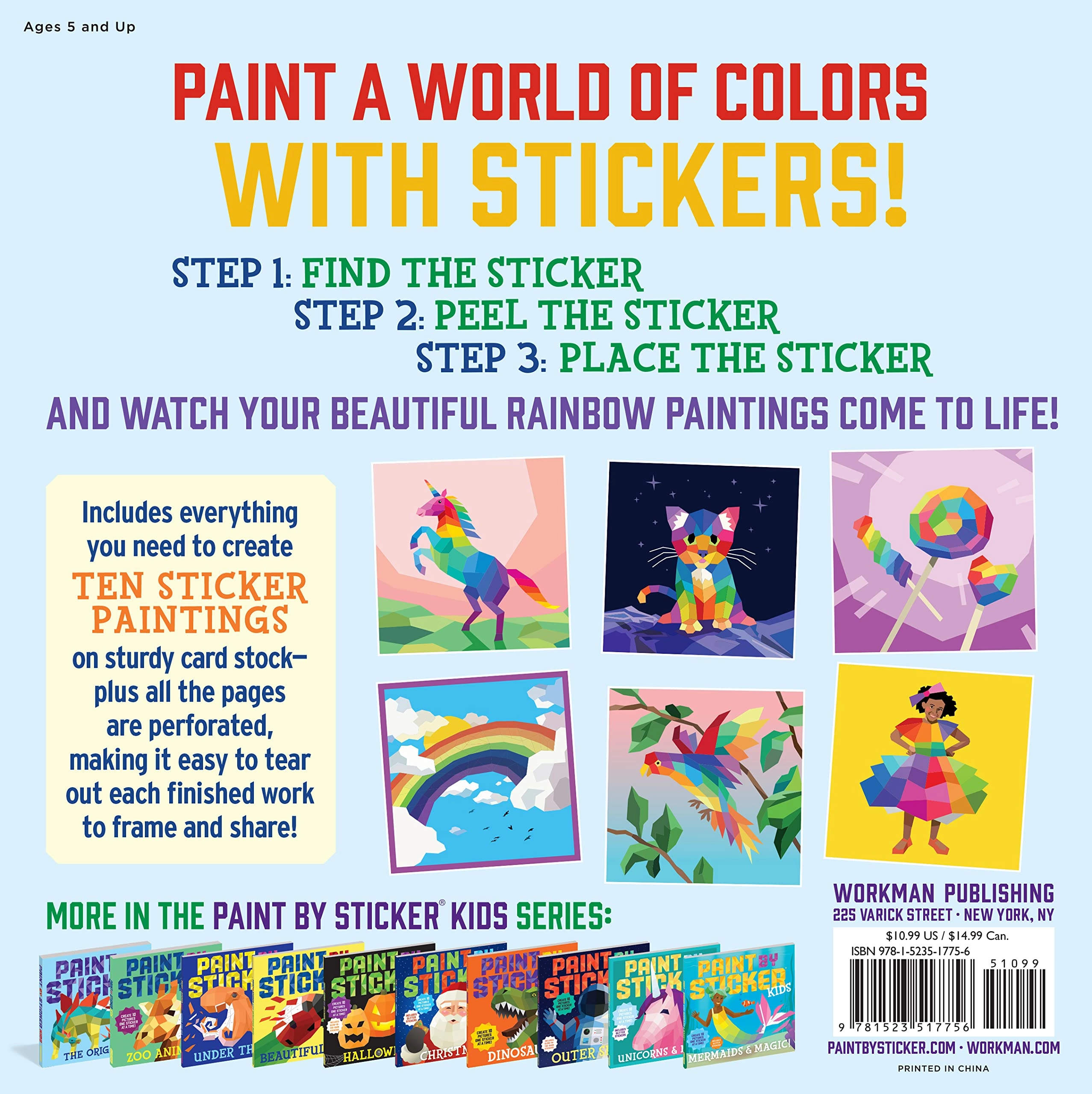 Paint By Sticker Kids Book