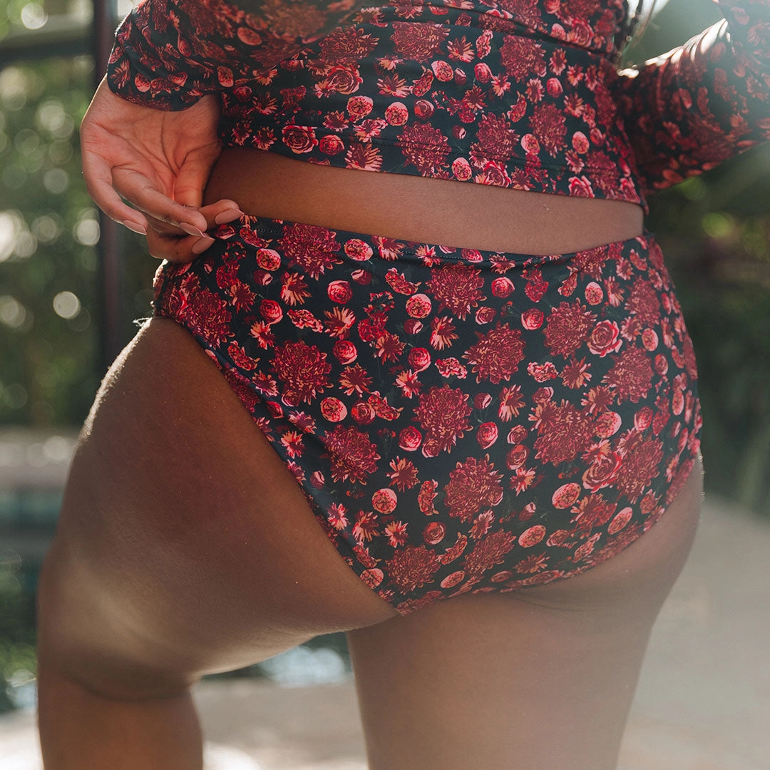 Pink Ditzy Hipster Bottoms