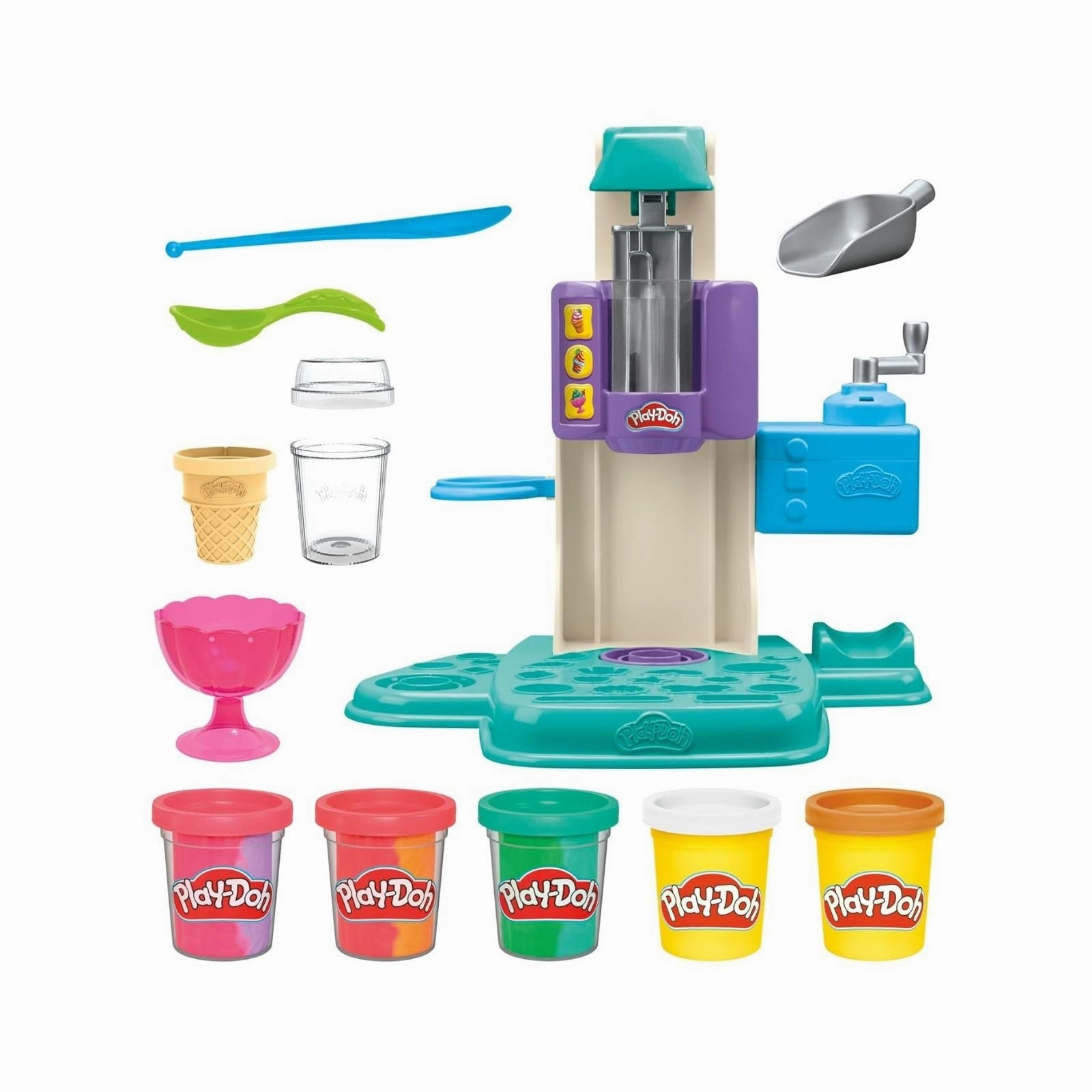 Play-Doh Rainbow Swirl Ice Cream Playset