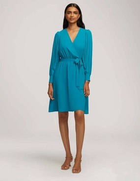 Pleated Sleeve Dress- Sale