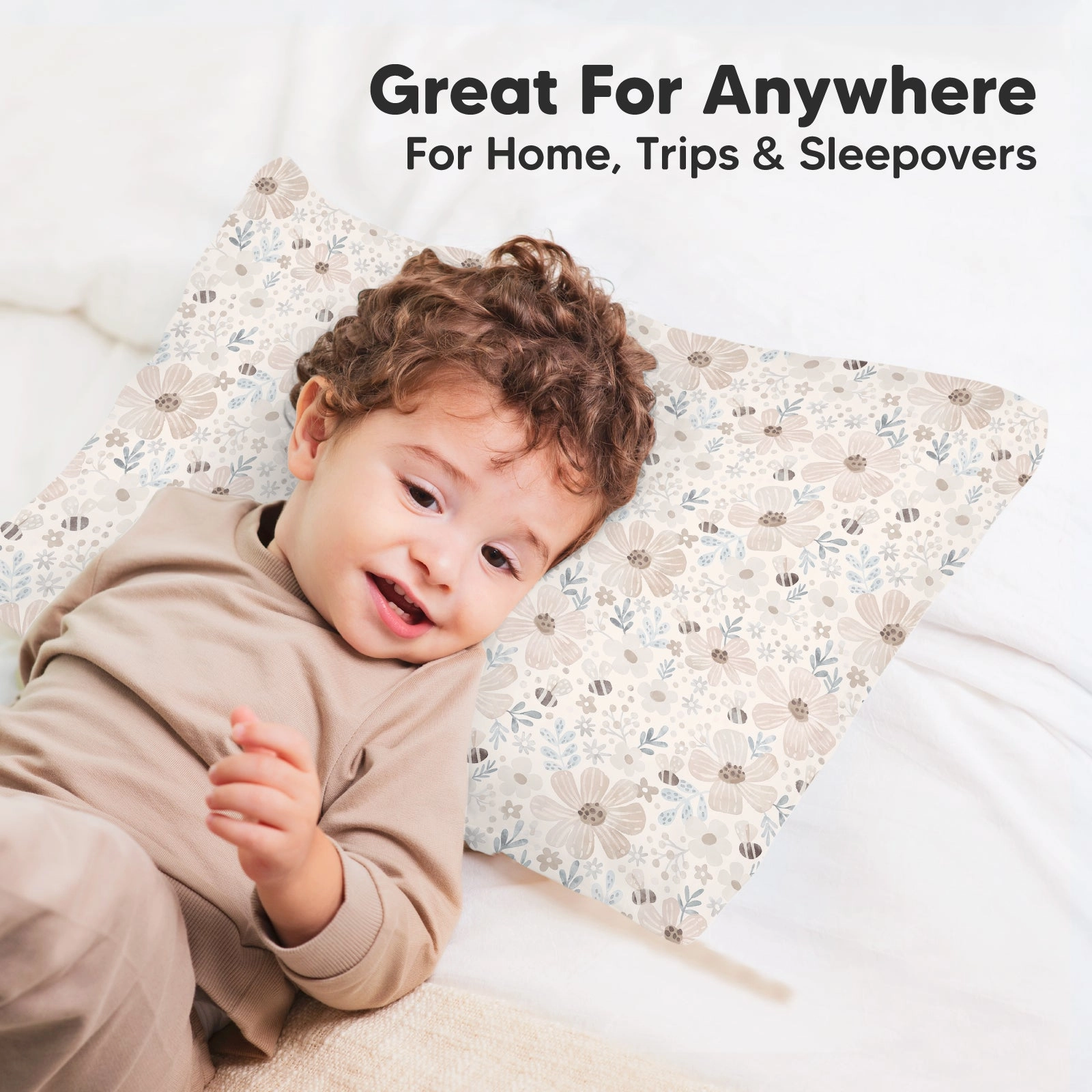 Printed Toddler Pillowcase 13X18" (Flora Vale)
