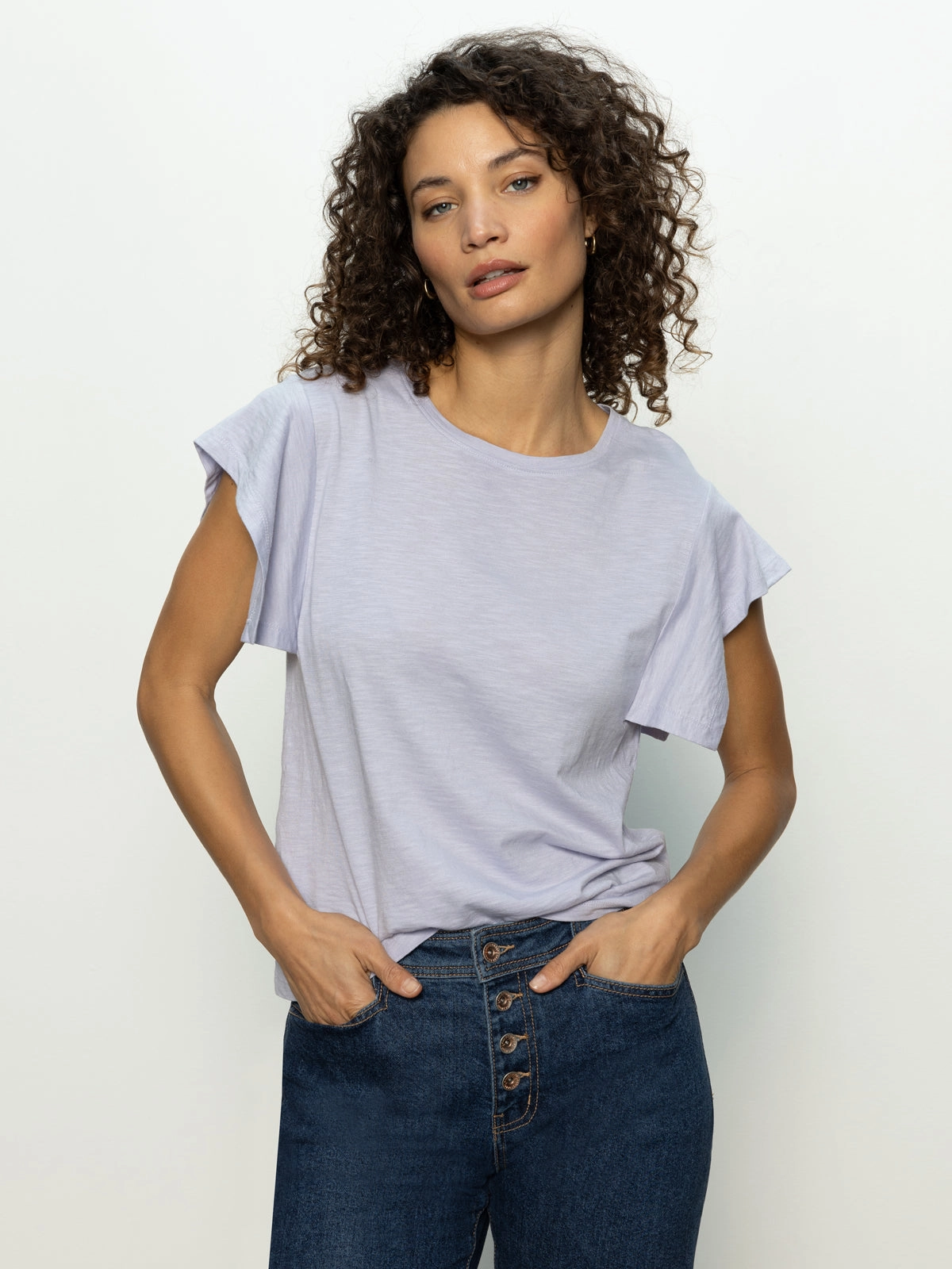 Relaxed Muscle Tee Lavender Mist