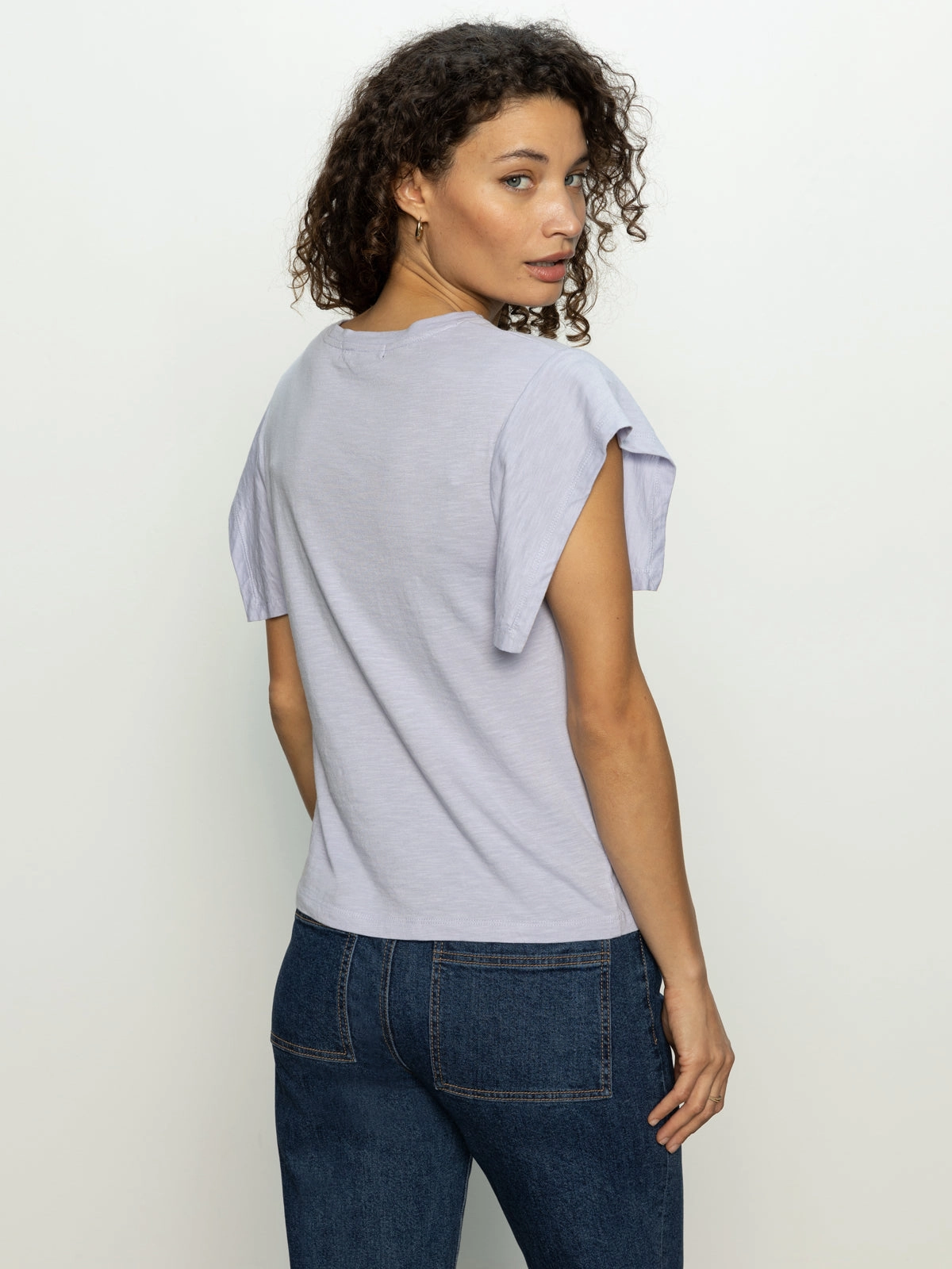 Relaxed Muscle Tee Lavender Mist