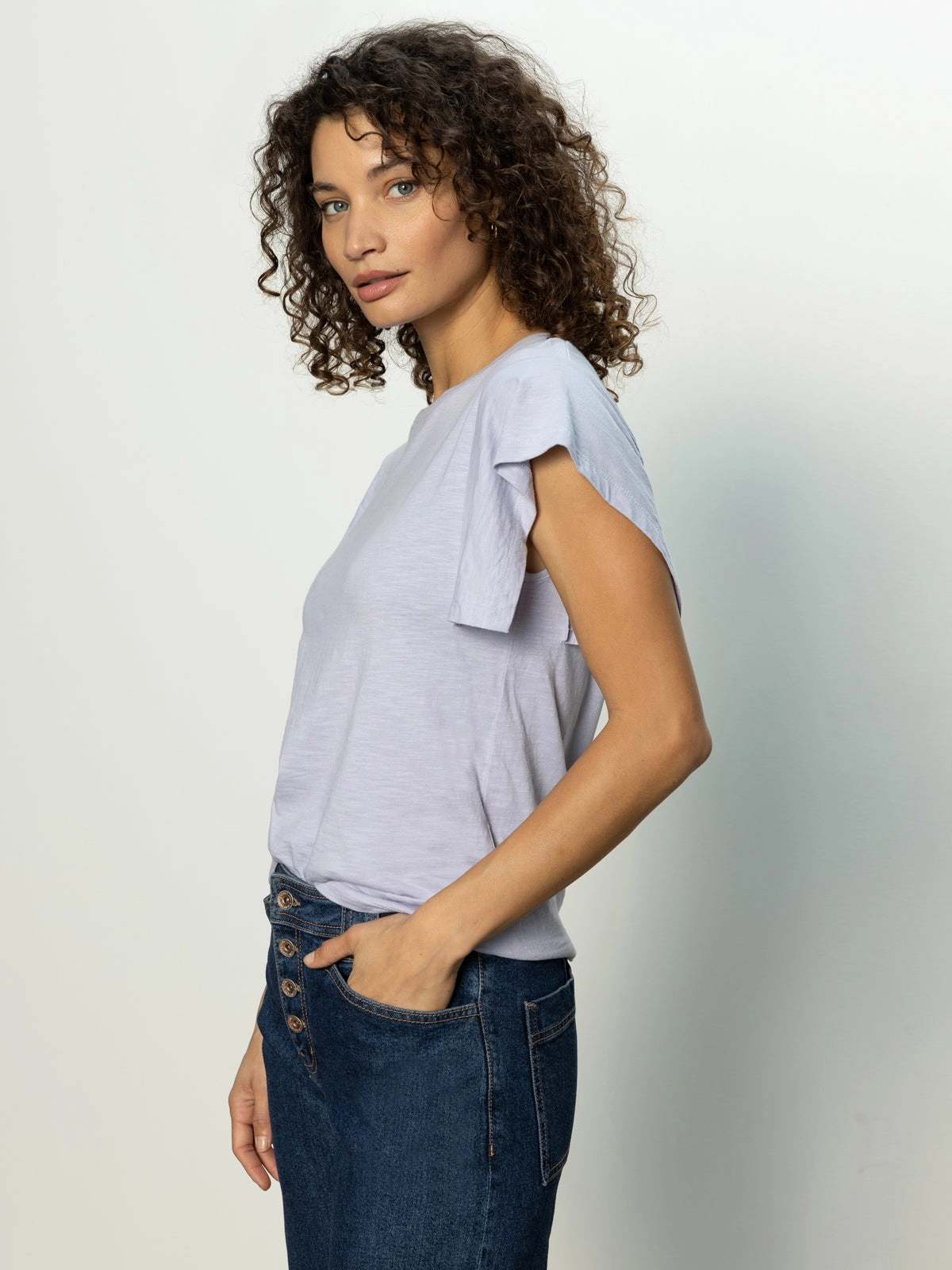 Relaxed Muscle Tee Lavender Mist